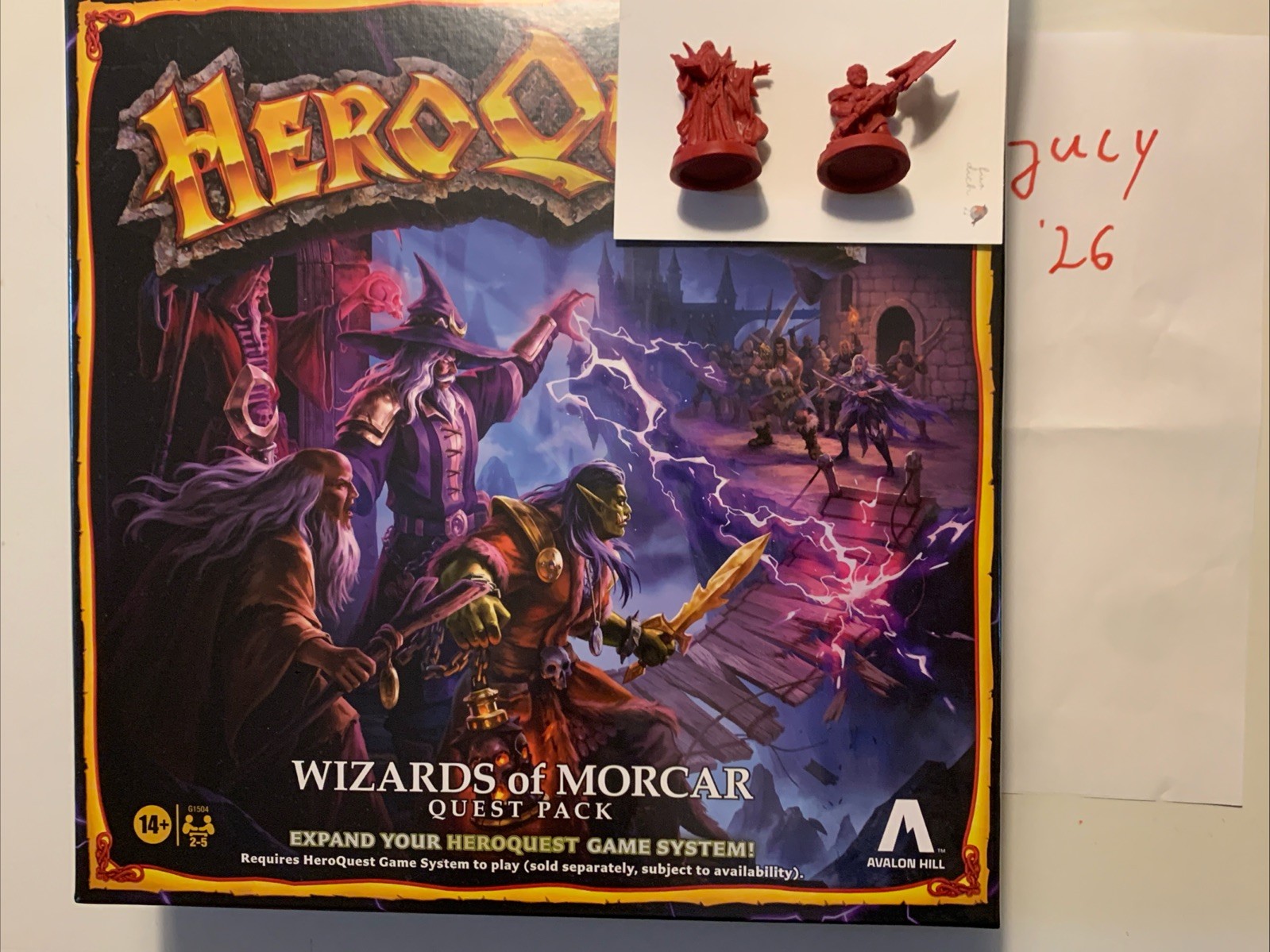 🔰 HeroQuest | Wizards of Morcar | Factory Sealed! PLUS+ Mentor & Female Dwarf