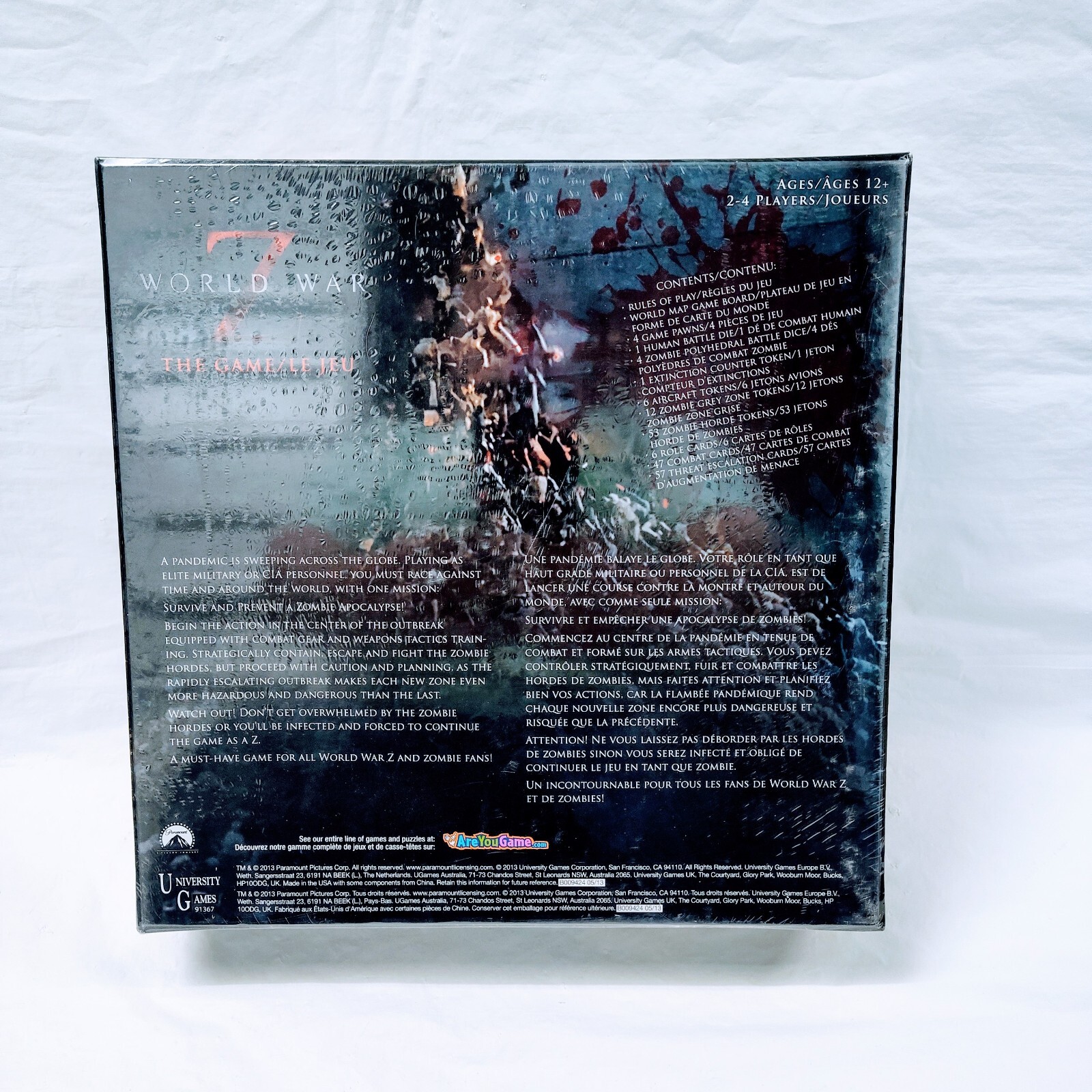 World War Z The Game / Le Jeu Ages 12+