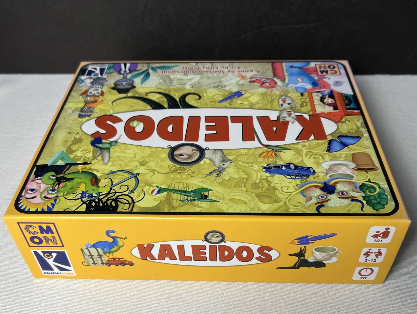 KALEIDOS: Italian Party Board Game 2016 by CMON, Art by Elena Prette, Ages 10+