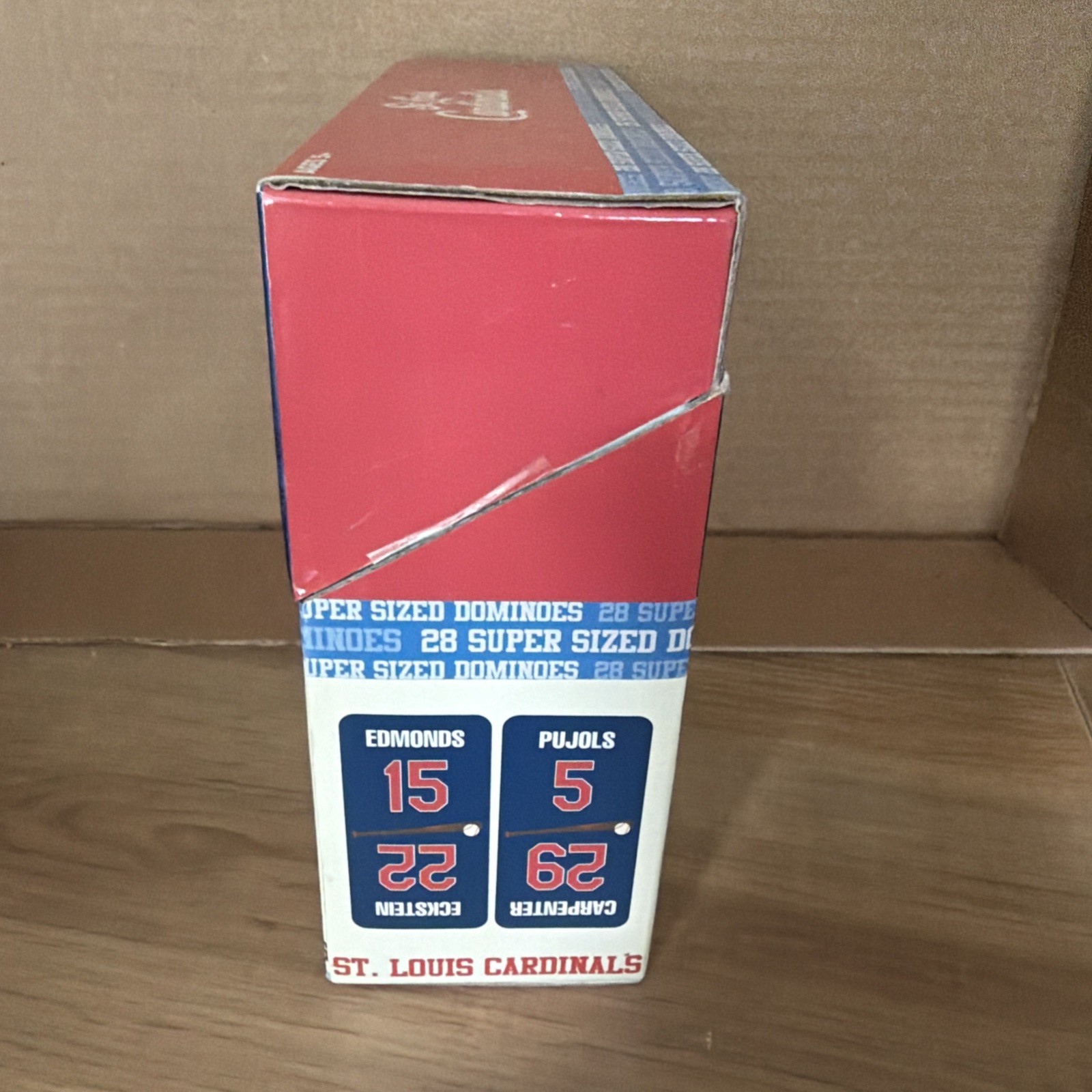 NIB MLB Sababa Toys 2007 St. Louis Cardinals 28 Super Sized Dominoes Collectible