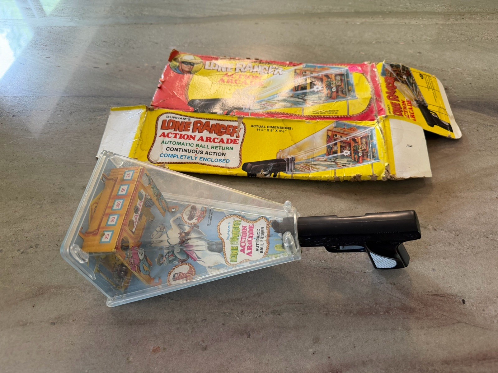 Durham Lone Ranger Automatic Action Arcade Shooting Gallery Game 1974
