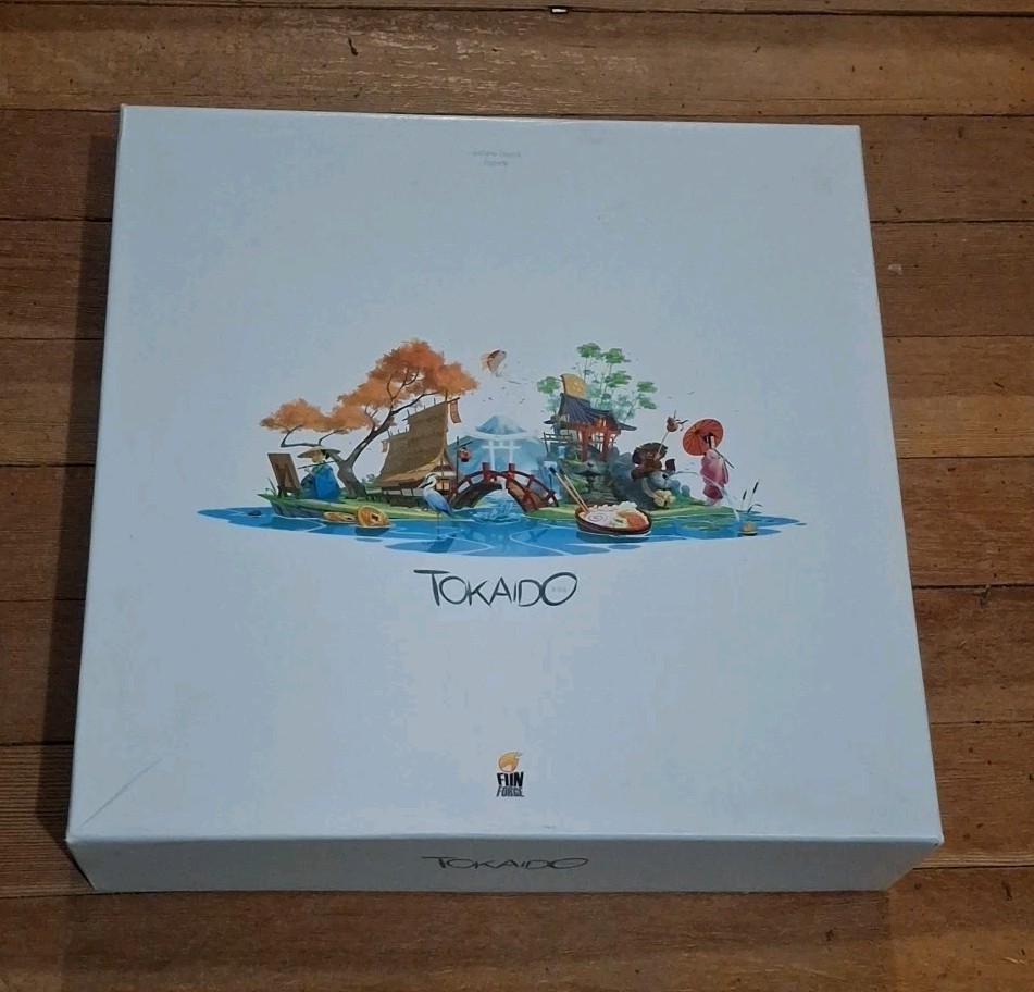 Tokaido Board Game Fun Forge Bauza / Naiade 2014 Kyoto to Edo – COMPLETE VG