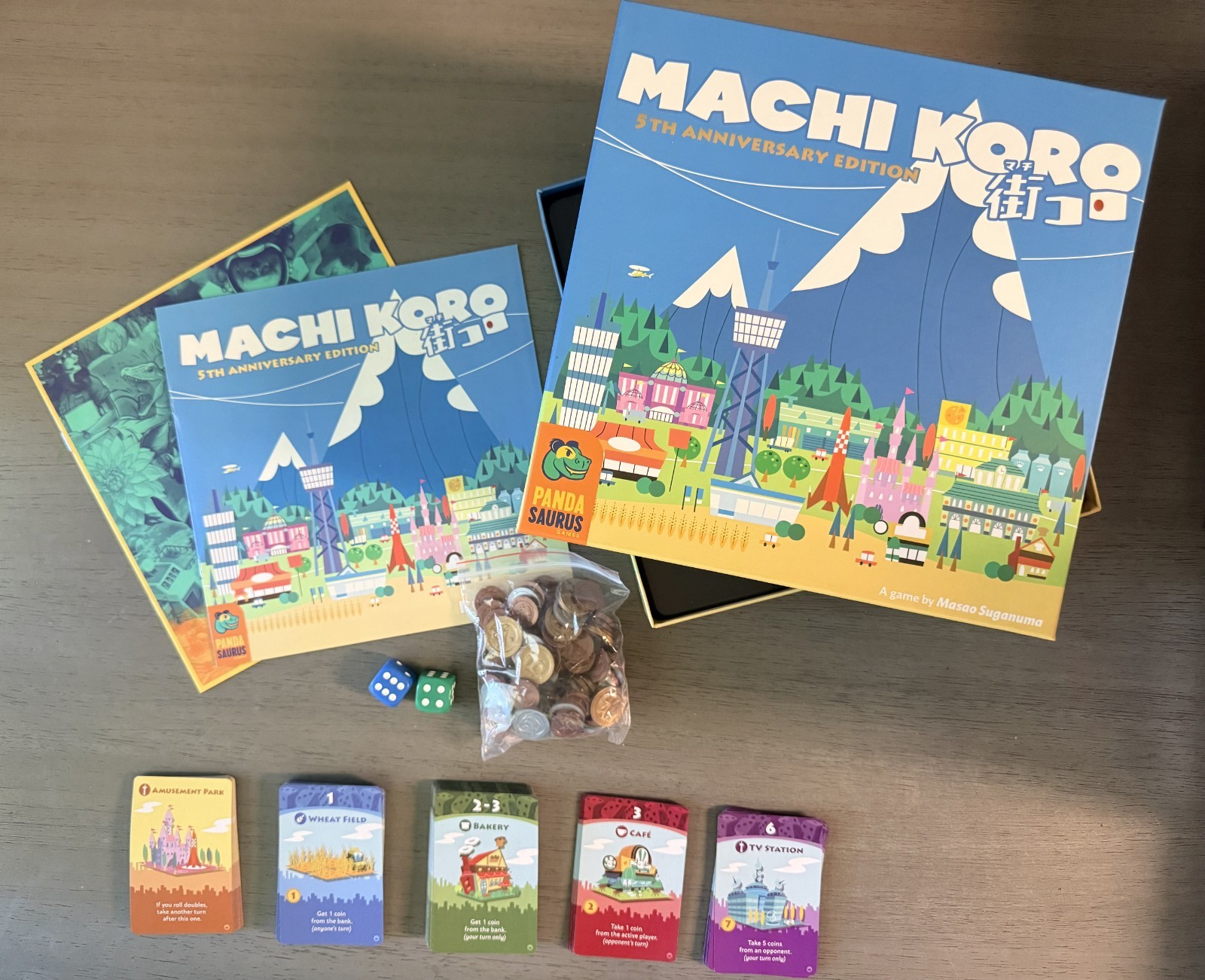 Machi Koro: 5th Anniversary Edition, Used — Great Condition City-Building Dice