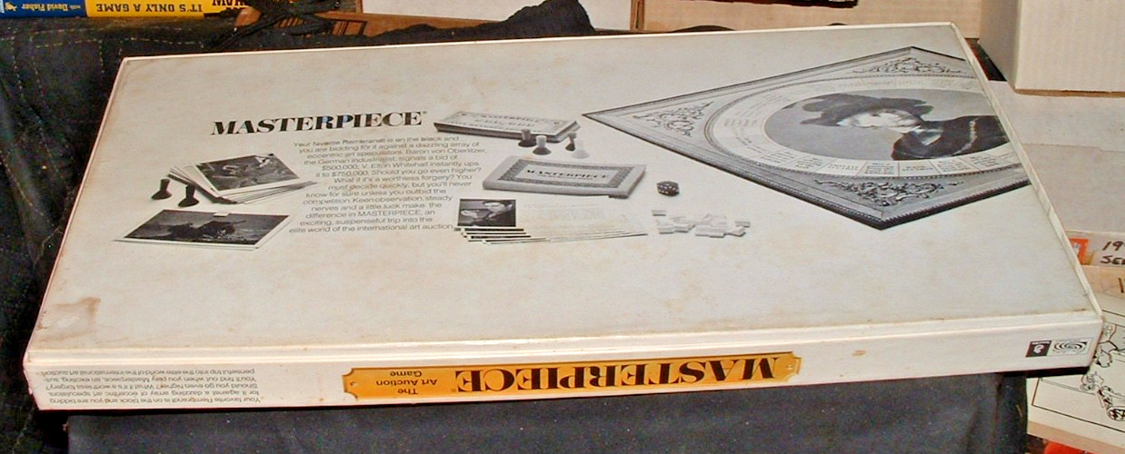 VTG Parker Brothers 1970 Masterpiece The Art Auction Game Complete & Near Mint