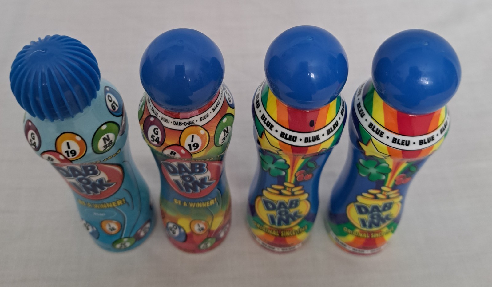 Dab-O-Ink Bingo Marker Daubers / Dabbers Card Marker Blue 3 fl oz Made in USA