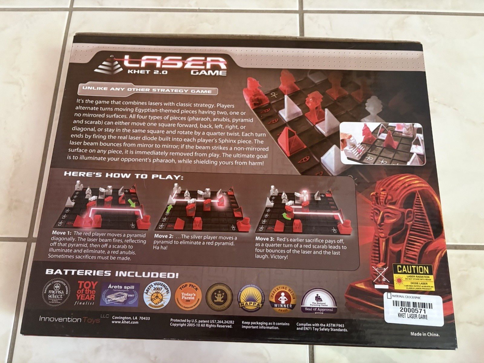 Laser Khet 2.0 Game Classic Strategy Innovation Toys Complete Mensa Winner