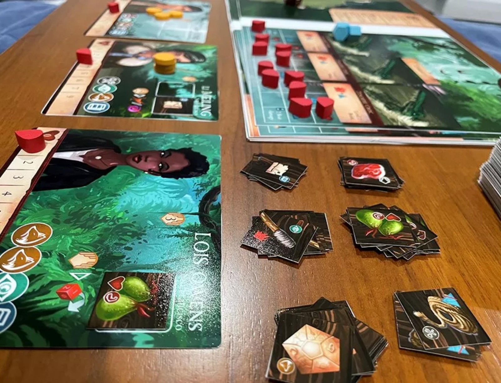 Sleeping Gods Primeval Peril Adventure Board Game for 1 to 4 Players 10 inches