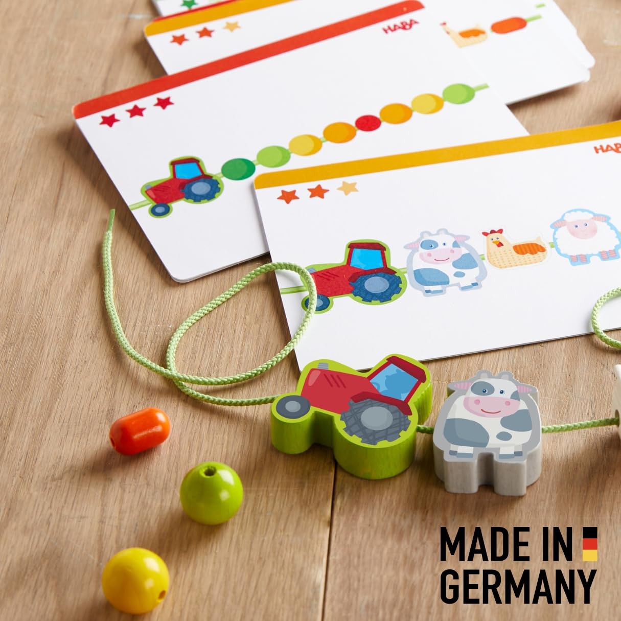 Friends of the Farm Lacing Game 305780 Educational Game From 3 Years Multicolor