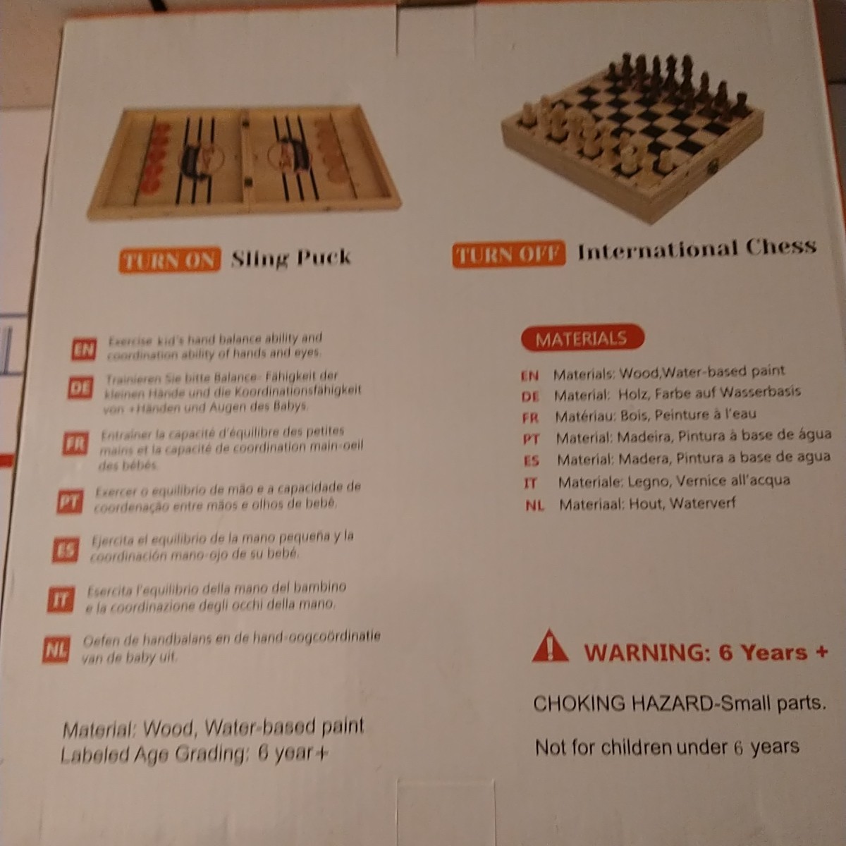 Fast Sling Puck Game – 2 in1 Chess Board and Desktop Battle Super Winner Game