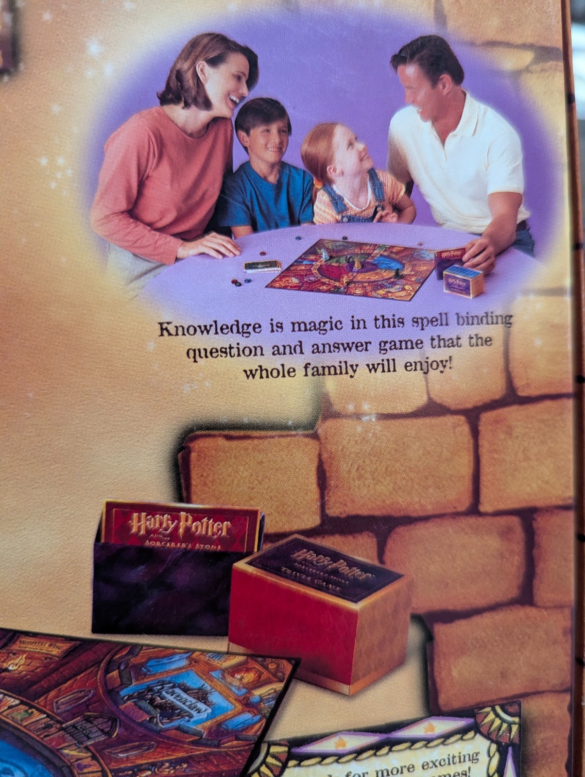 HARRY POTTER and the SORCERER’S STONE TRIVIA GAME 100% COMPLETE 2000 VINTAGE