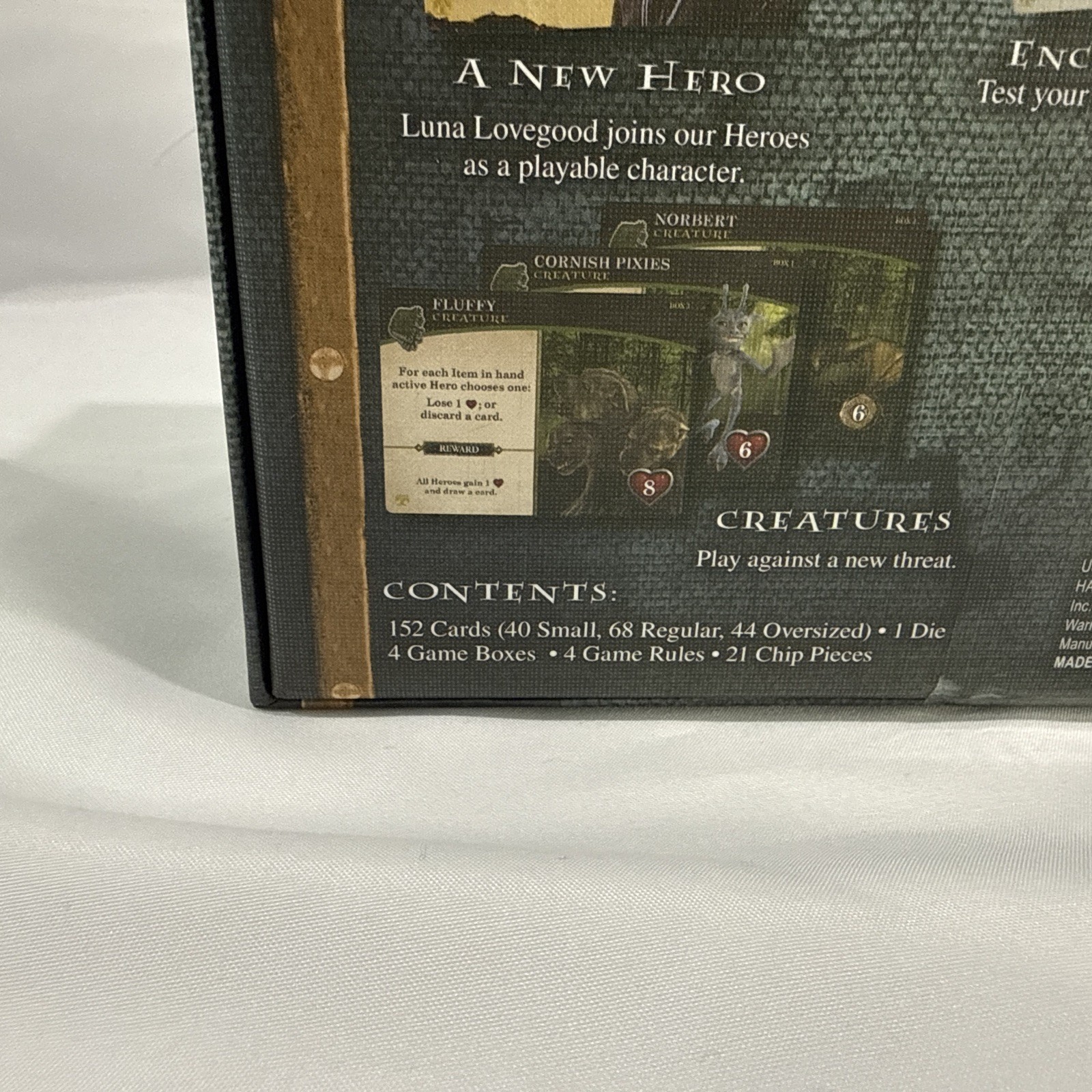 NIB Harry Potter Hogwarts Battle The Monster Box of Monsters Card Game Expansion
