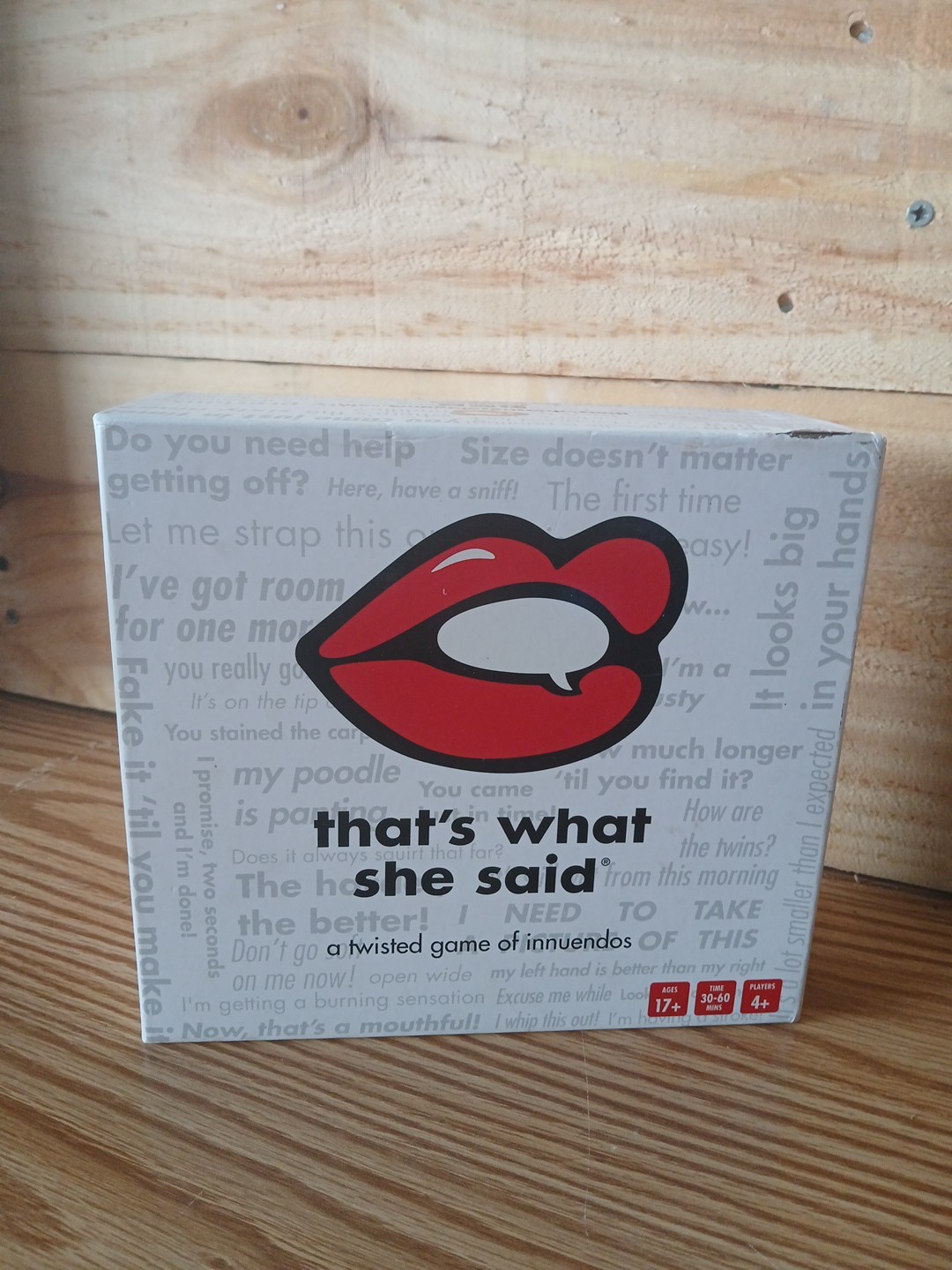 That’s What She Said The Party Game of Twisted Innuendos – TWS13777245