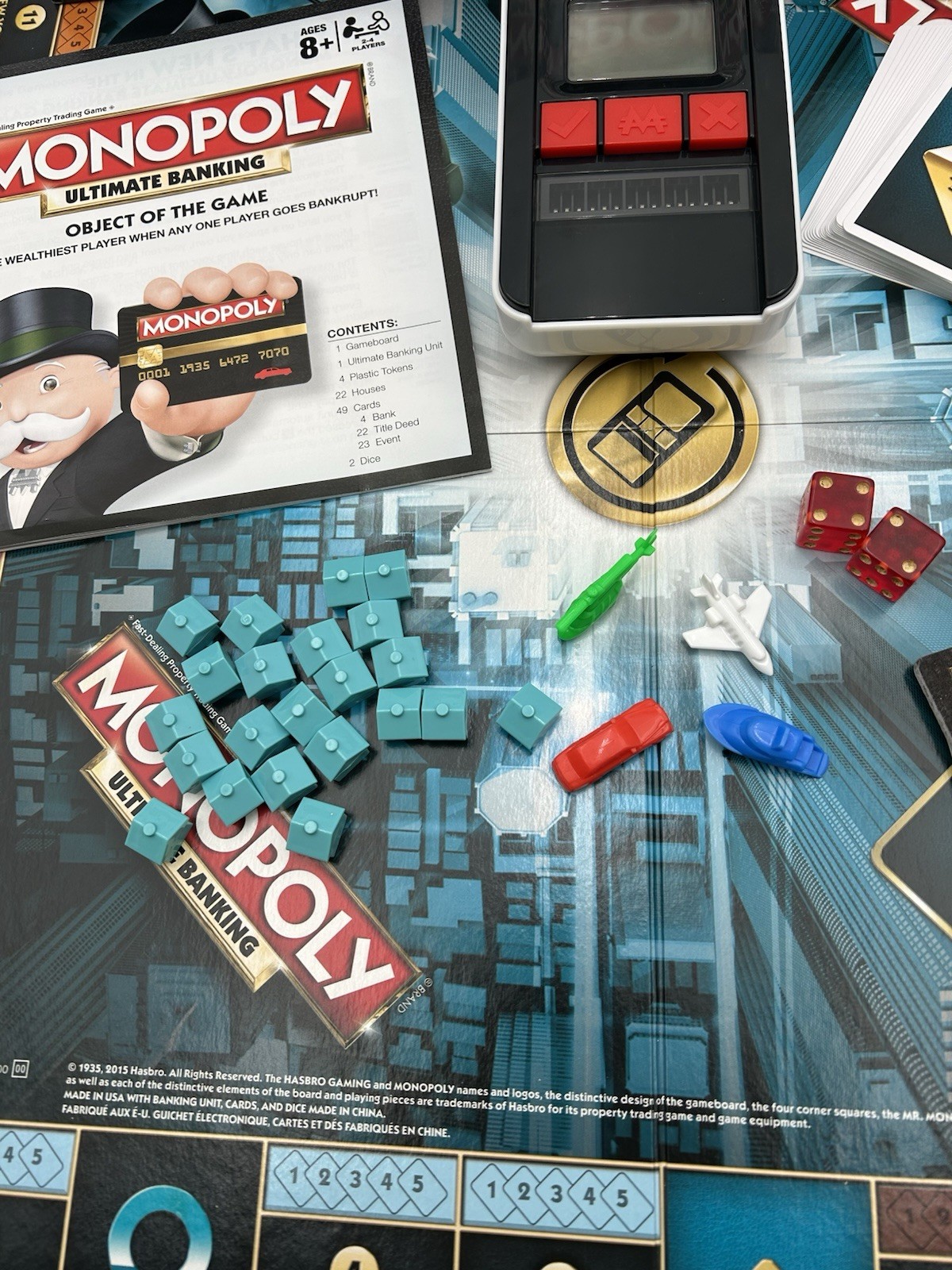 Monopoly Ultimate Banking Complete Unit Works Hasbro 2016 Electronic Finance
