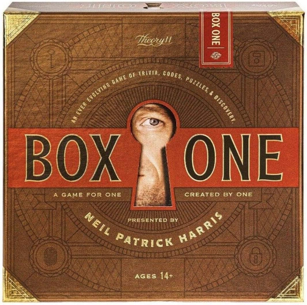 NEW- Box One by Neil Patrick Harris Puzzle Game Theory 11 – For One (Ages 14+)