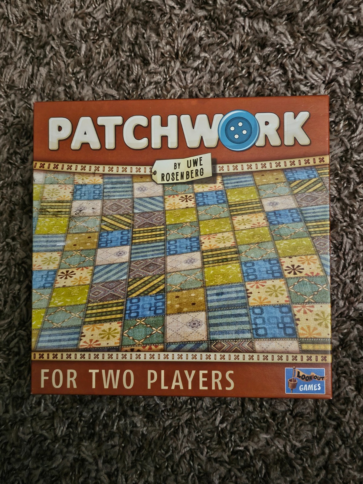 Patchwork – Strategy Board Game For 2 Players – 100% Complete – Lookout Games