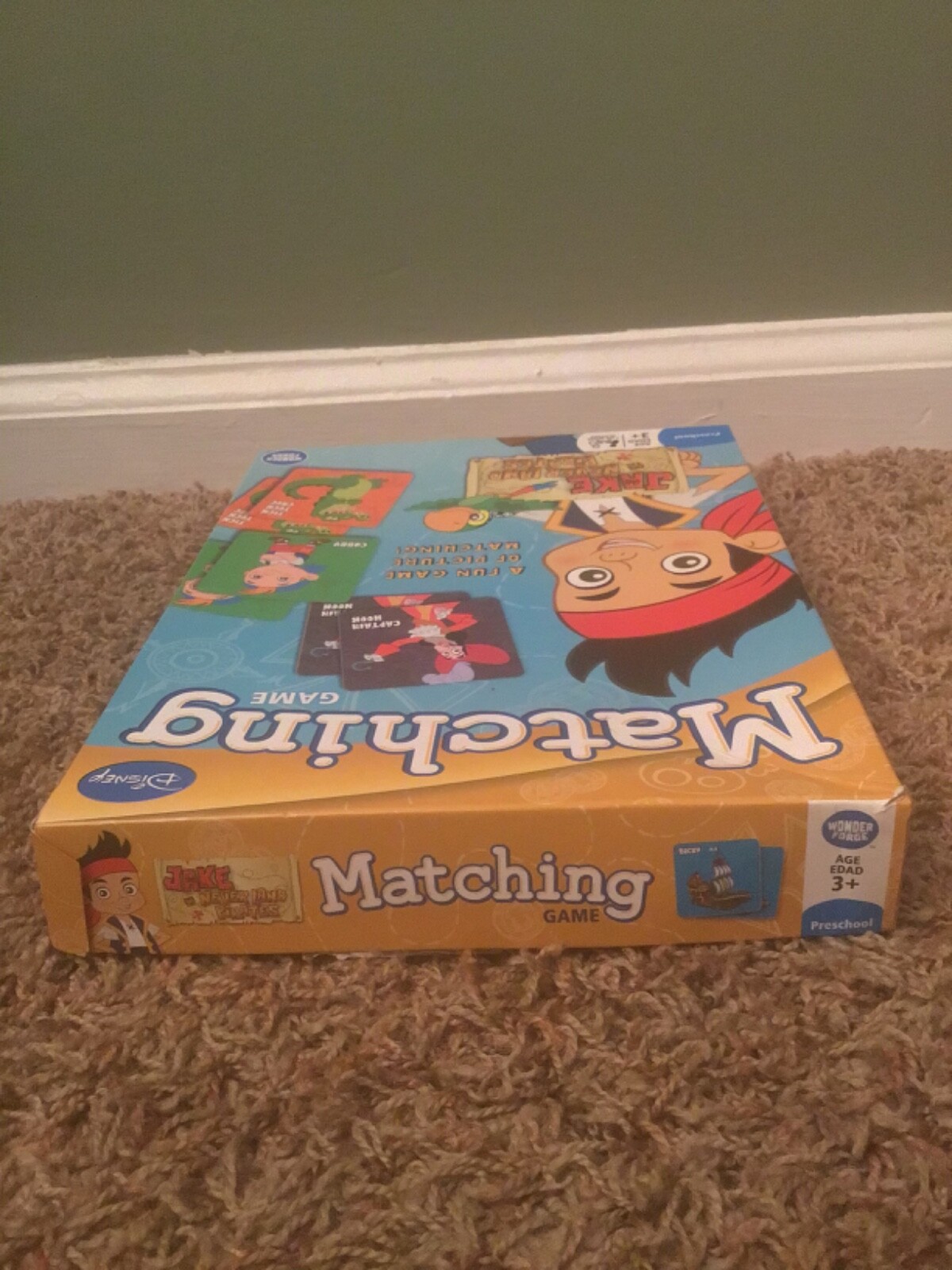 2014 Wonder Forge Disney Jake & The Never Land Pirates Matching Game Complete