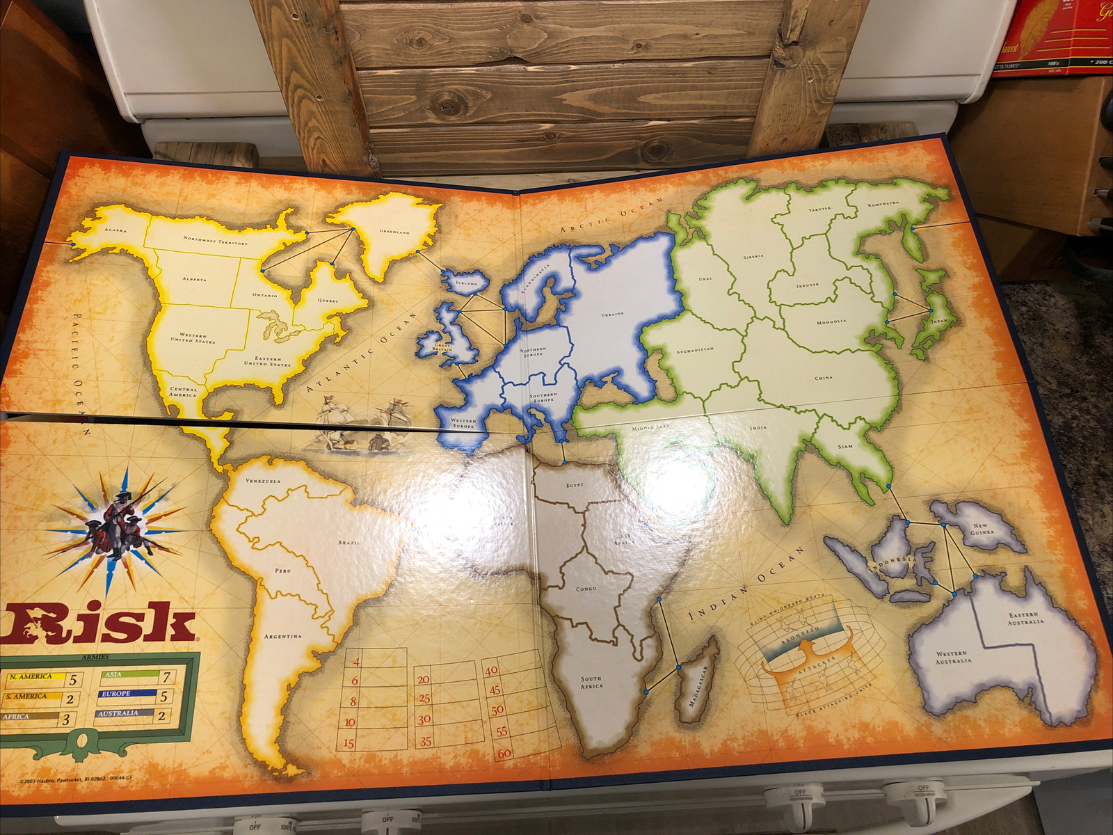 Risk 2003 Edition Complete Game of Global Domination 100% Complete