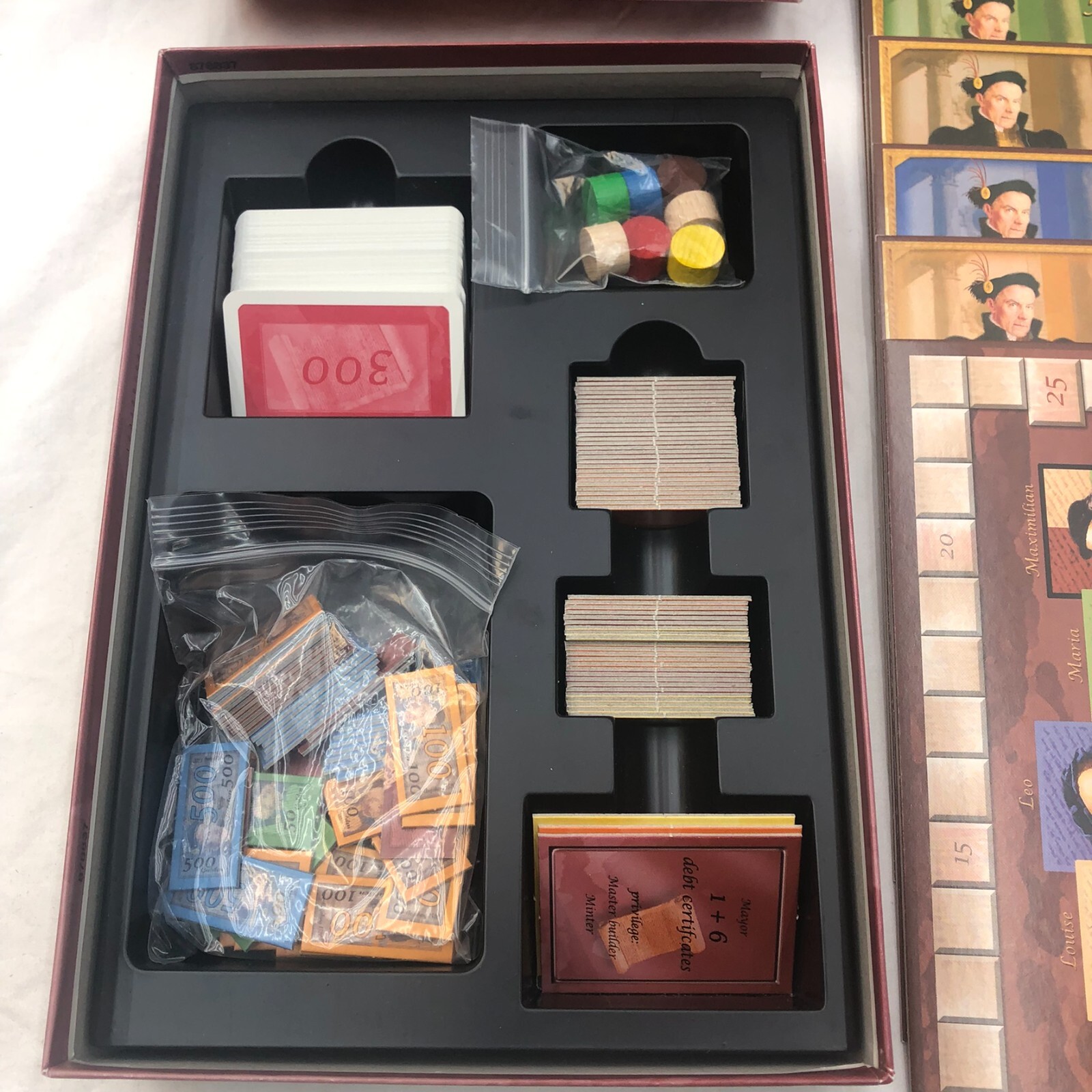 Augsburg 1520 Board Game Rio Grande Games Alea 2006
