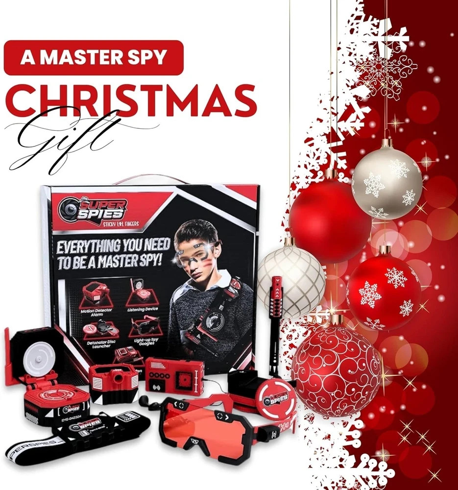 SuperSpies Secret Agent Spymaster Kit – Spy Gear Ninja Toys and Gadgets for K…