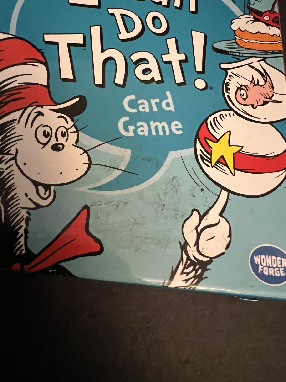 The Cat In The Hat I Can Do That! Card Game Wonder Forge 2010 Complete