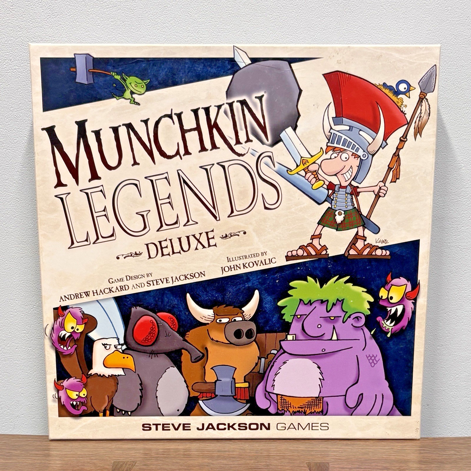 Munchkin Legends Deluxe Board Game – Steve Jackson Games – 3-6 Players Ages 10+