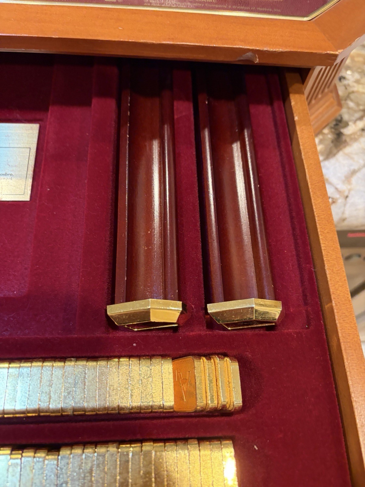 Scrabble Franklin Mint – Early 1990’s Collector’s Edition –