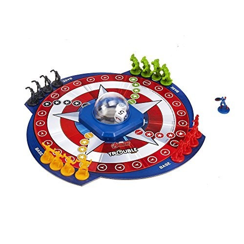 Marvel Avengers 2015 Pop-O-Matic TROUBLE Board Game SEALED Super Hero’s Shield