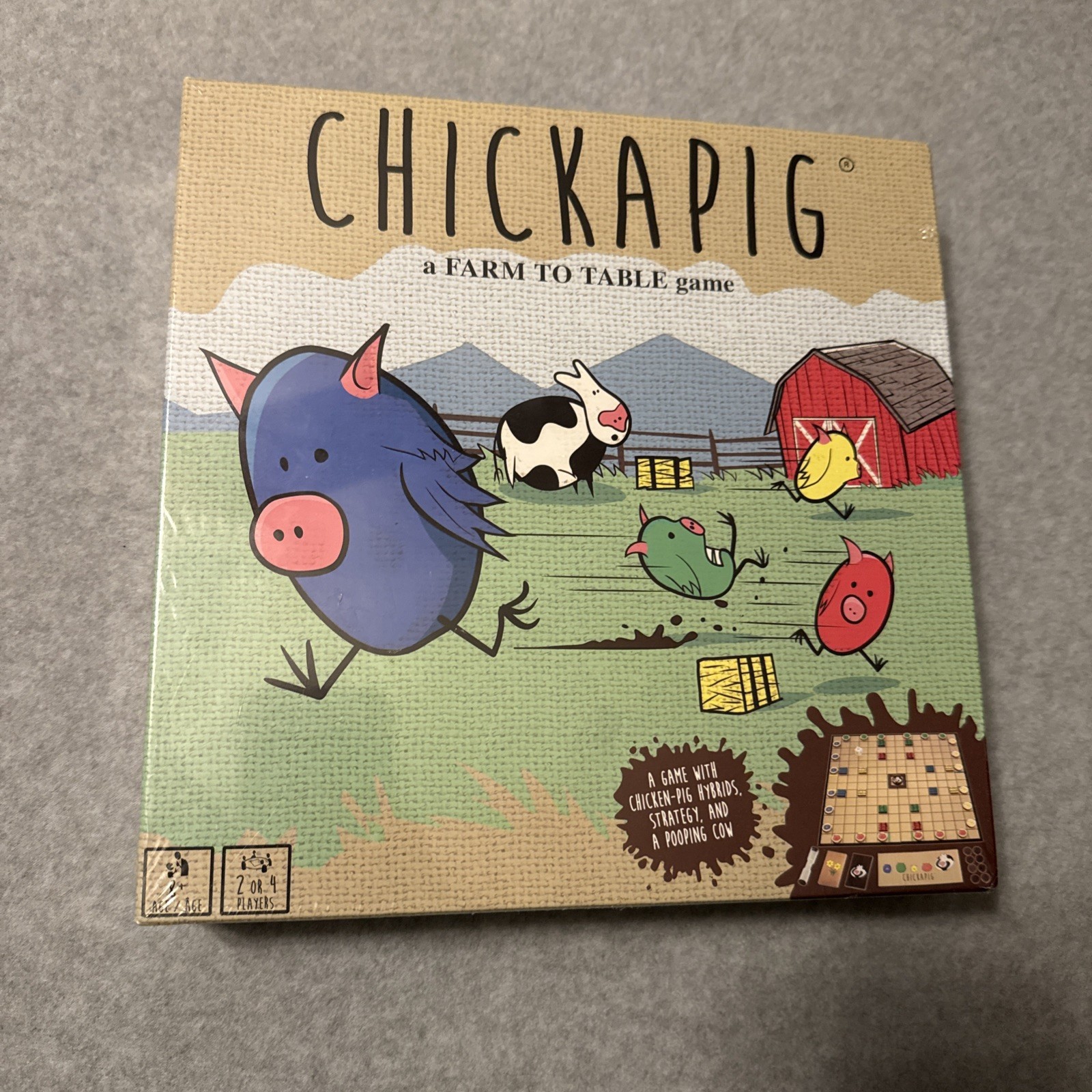 CHICKAPIG Family STRATEGY BOARD GAME – Buffalo Games CHICKEN-PIG HYBRIDS