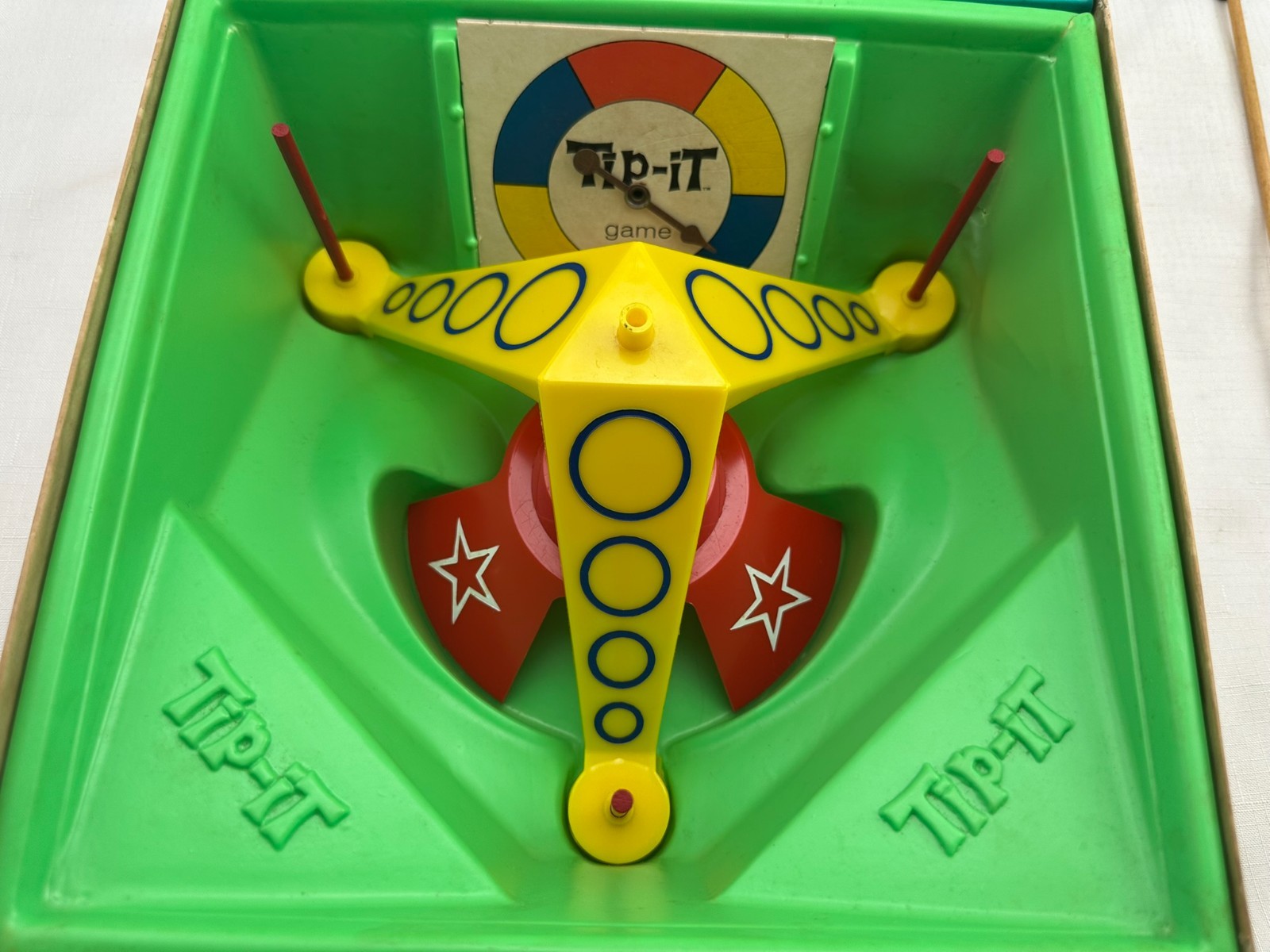 1965 Tip It Game by Ideal Complete in Great Condition FREE SHIPPING