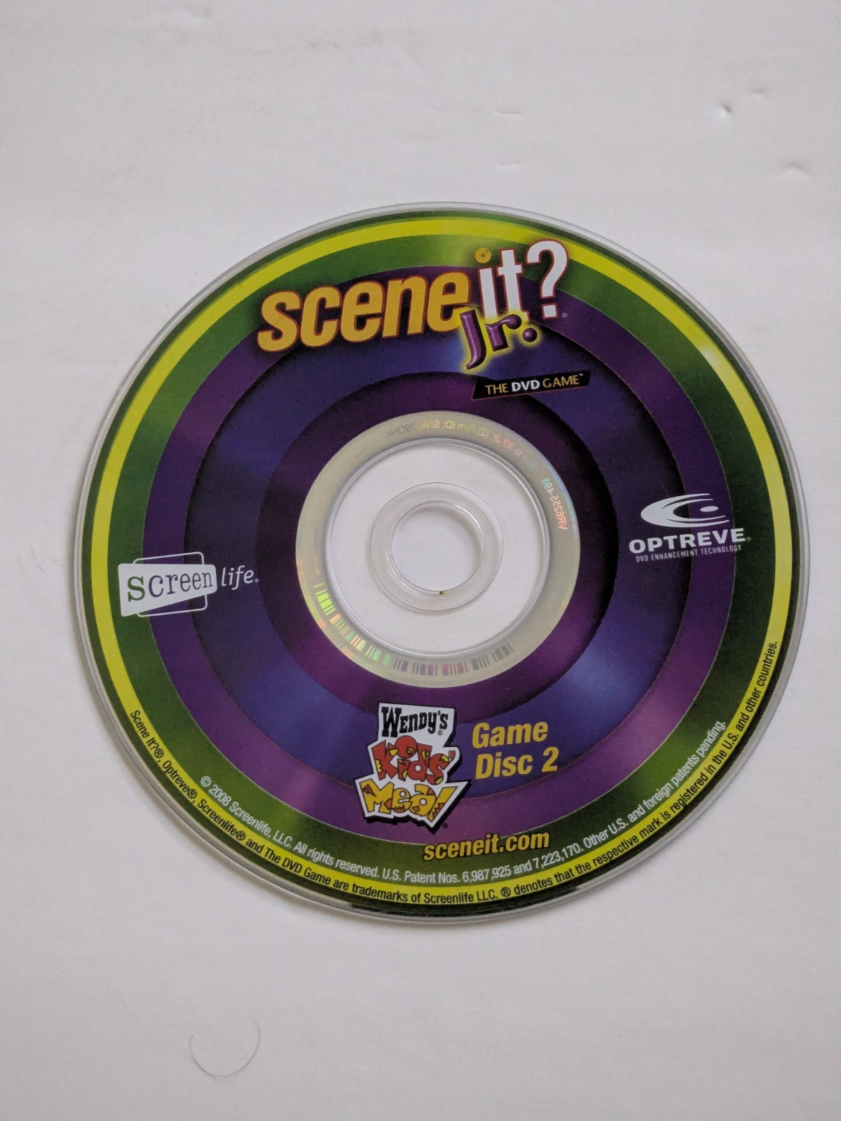 Scene It? Jr. The DVD Game Disc 2 Wendy’s Kids Meal Promo *Tested/Working* Read