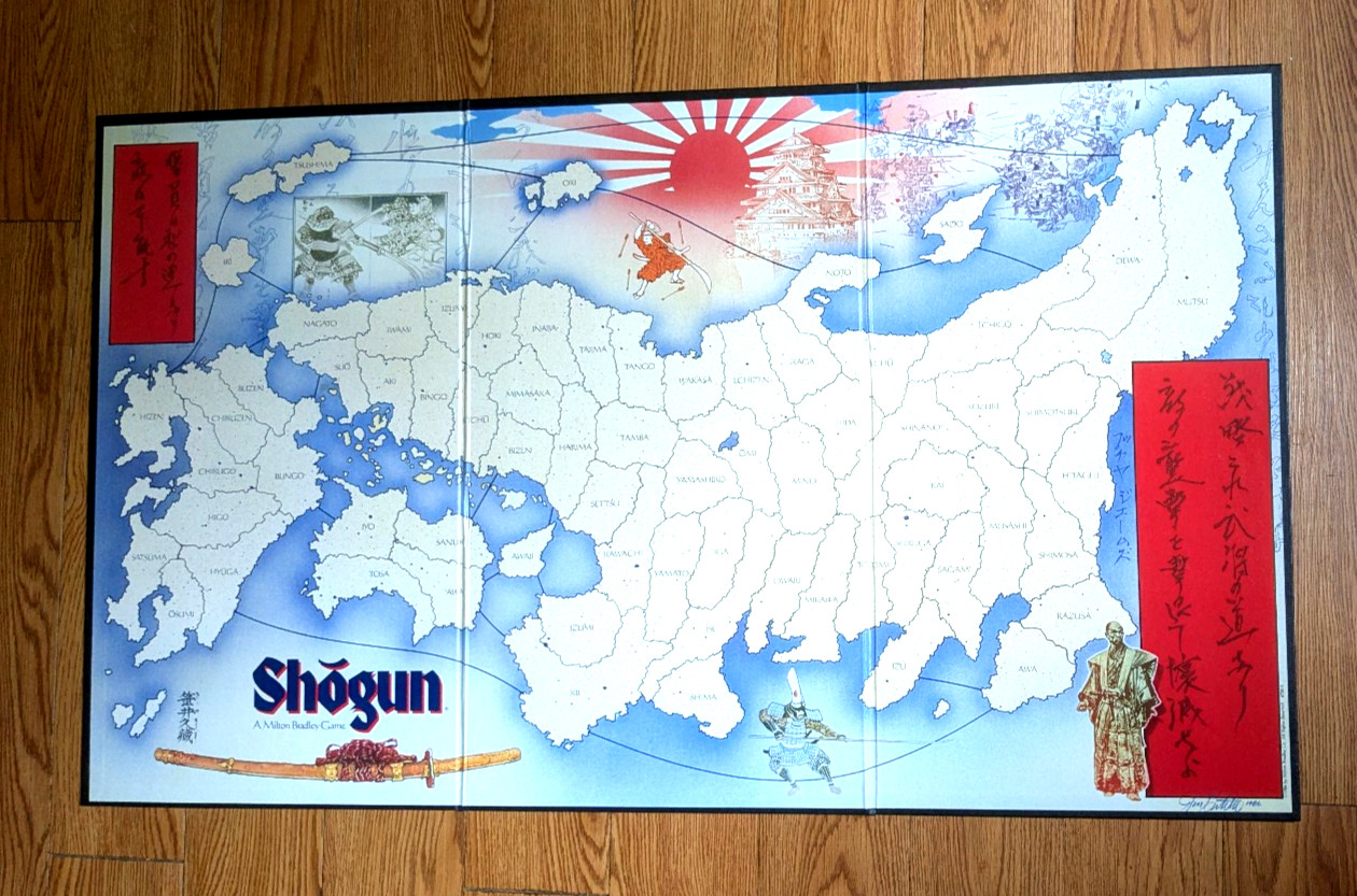 Milton Bradley SHOGUN Board Game Gamemaster Series 1986 FAST SHIPPING