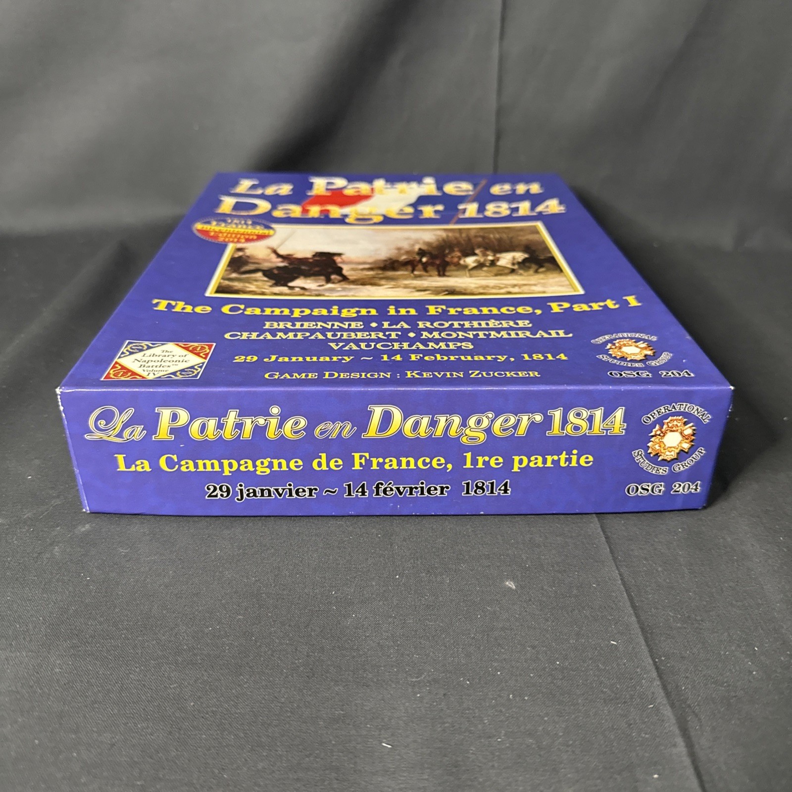 LA PATRIE EN DANGER 1814 (Napoleonic) Game by OSG::©2004::Unpunched::Open Box