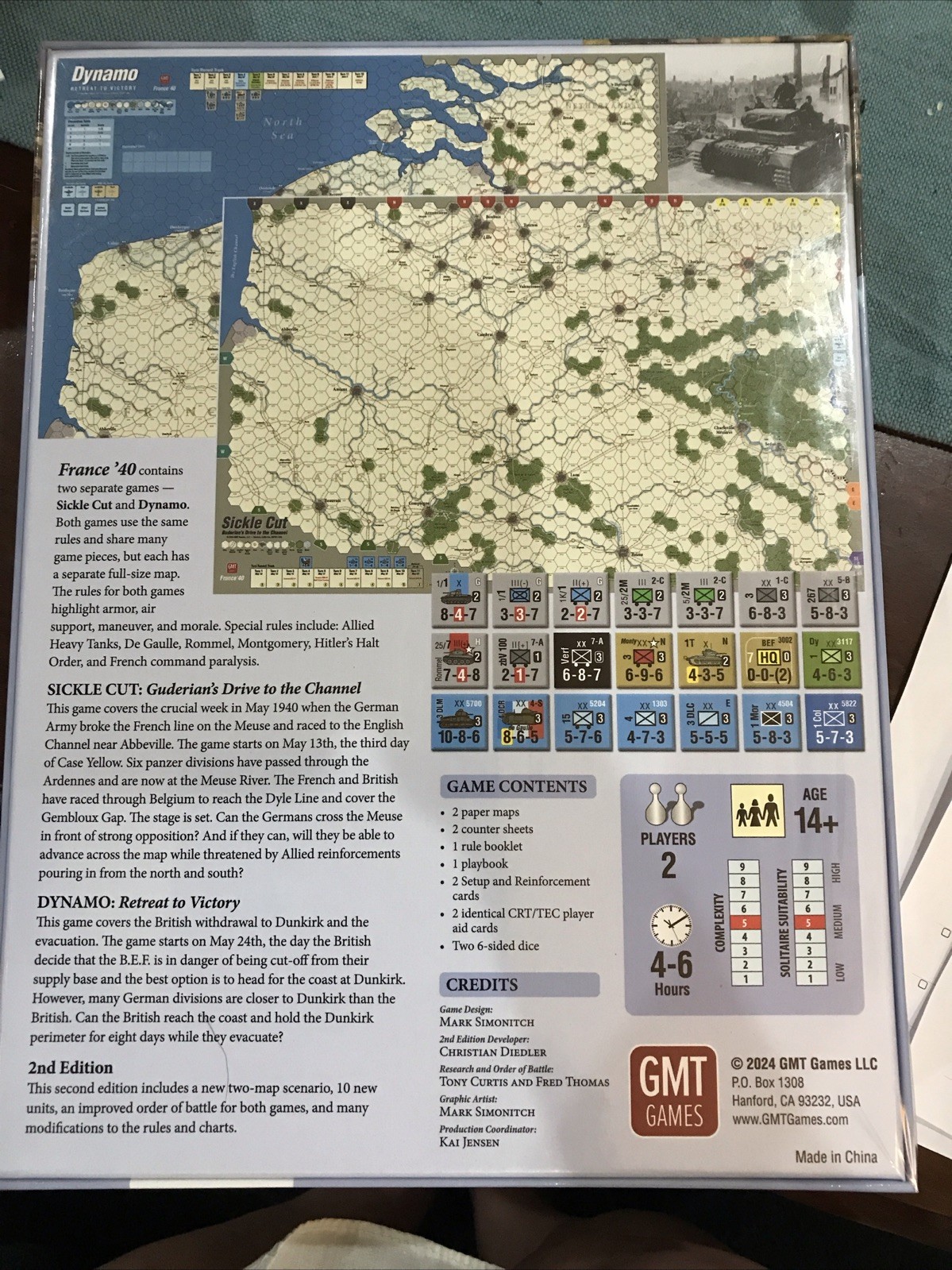 France ’40 – Sickle Cut & Dynamo (2nd Ed) Box-GMT Games NEW IN SHRINK WRAP