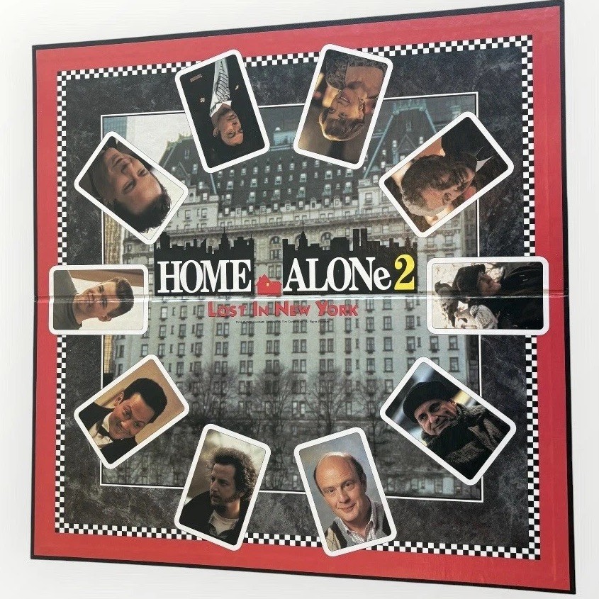 Vintage Home Alone 2 Lost in New York The Board Game 1992 Partial Set Excellent