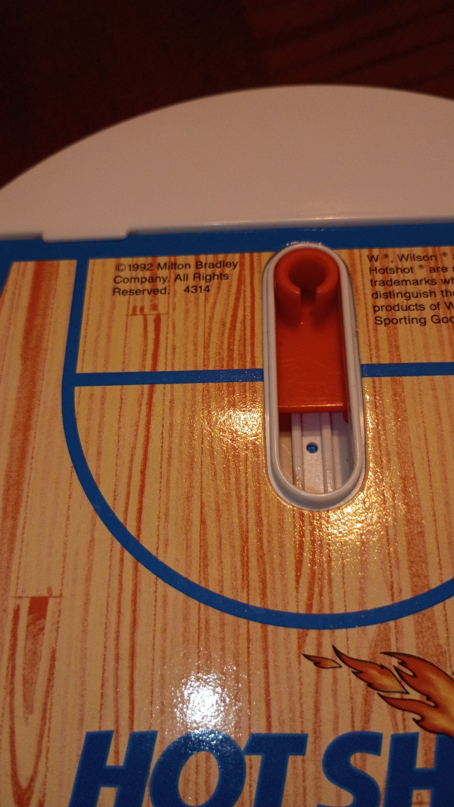 Vintage 1992 MB Milton Bradley Travel Games Hot Shot Hoops NBA Basketball 🏀 CiB