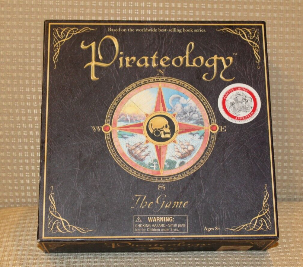 Pirateology The Board Game Sababa Toys 2007 Pirates Skull Ships Complete