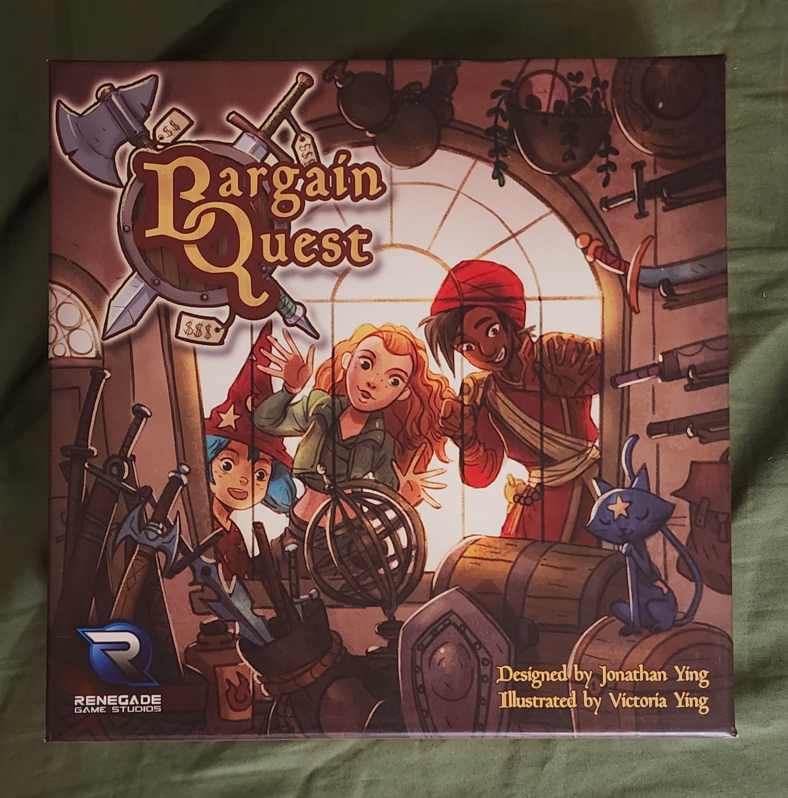 Bargain Quest + Black Market Expansion Board Game for Family Game Night 2-6
