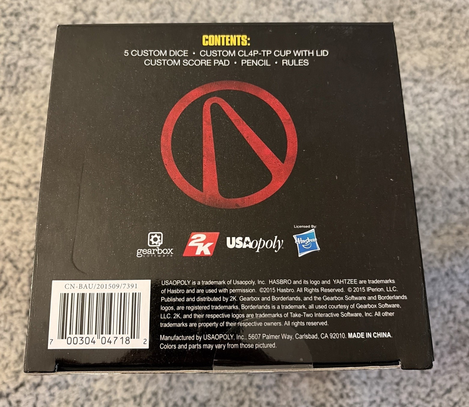 Borderlands CL4P-TP Yahtzee NIB Claptrap Pandora