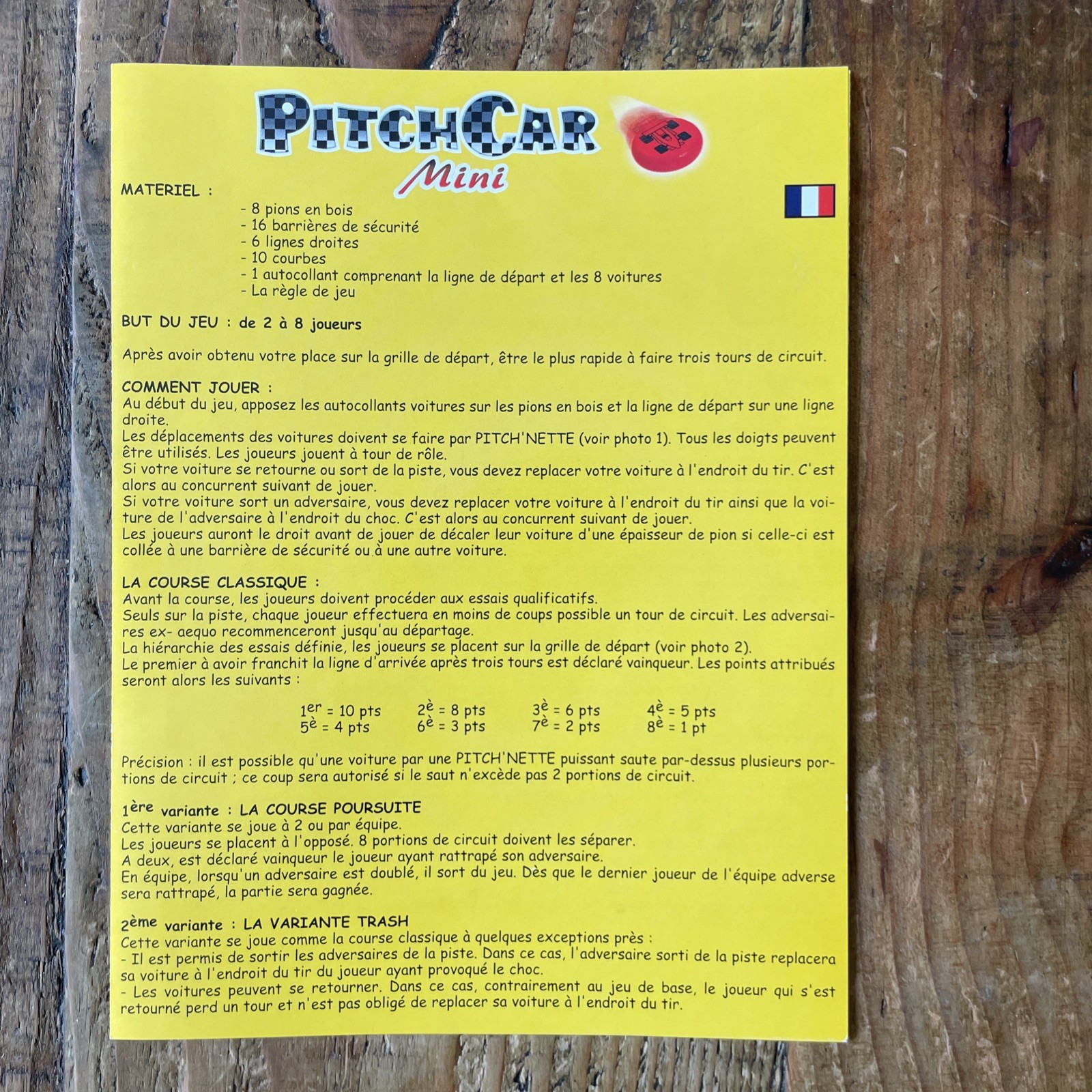 PitchCar Mini Board Game. 100% Complete. 2003 Ferti. Excellent Condition.