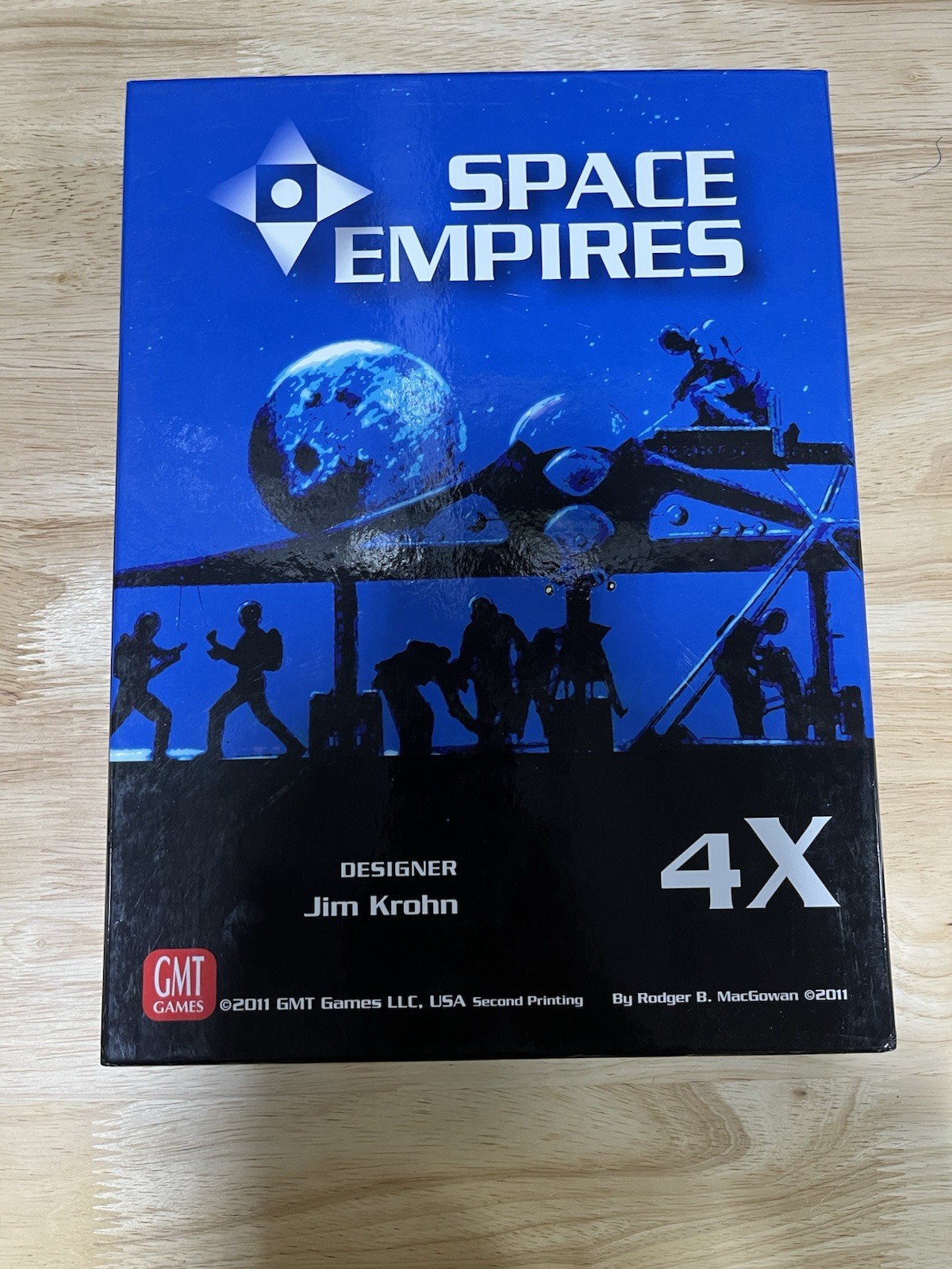 GMT Games : Space Empires 4X. Board Game. 2nd Printing 2011 . Unpunched/Complete