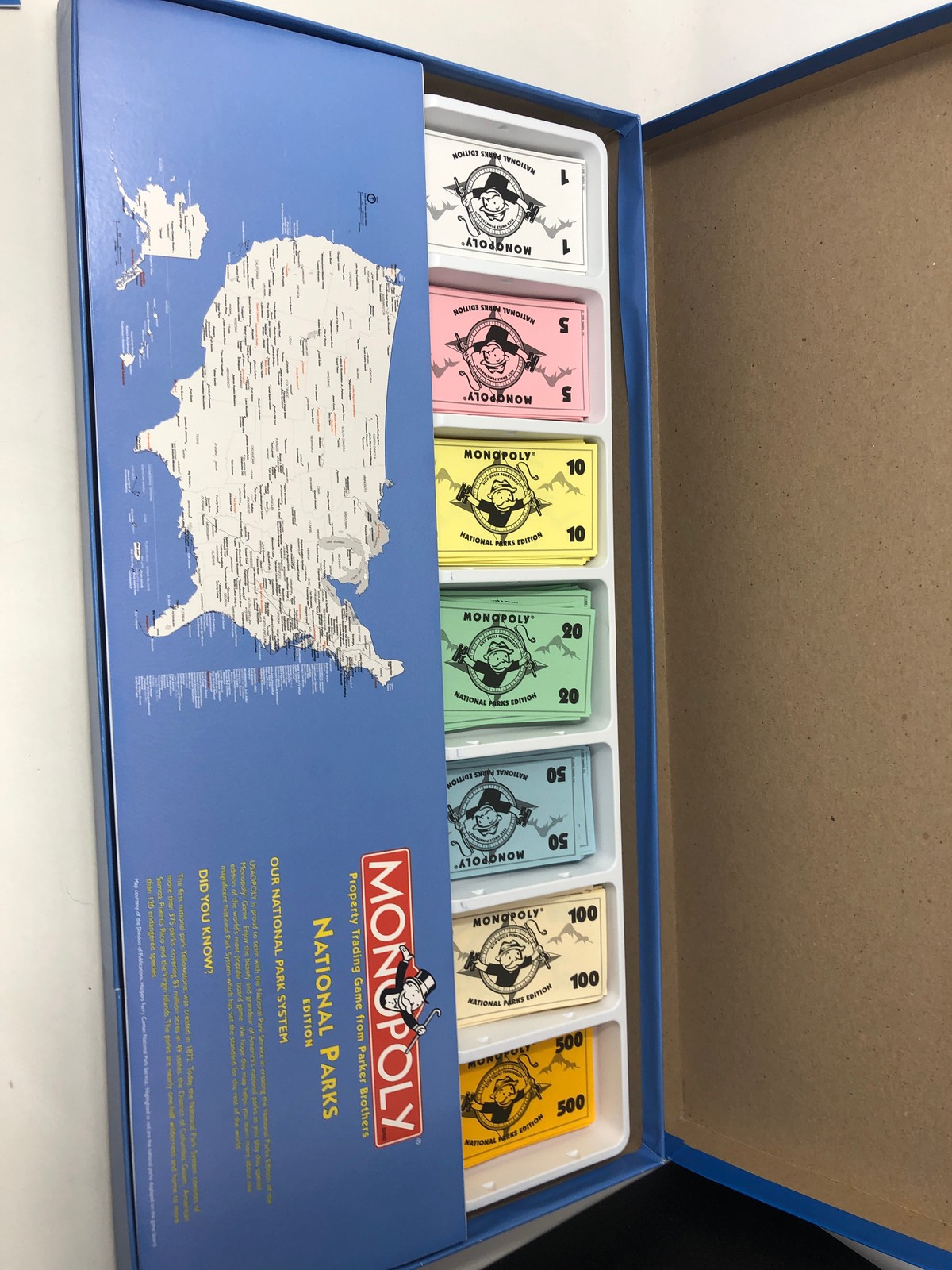 National Parks Monopoly Family Board Game, for 2 to 8 Players