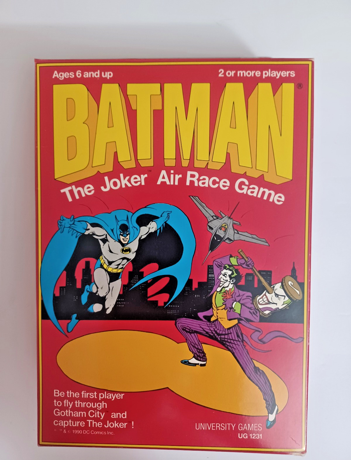 Batman The Joker Air Race Game – DC Comics – University Games – 1990 – SEALED