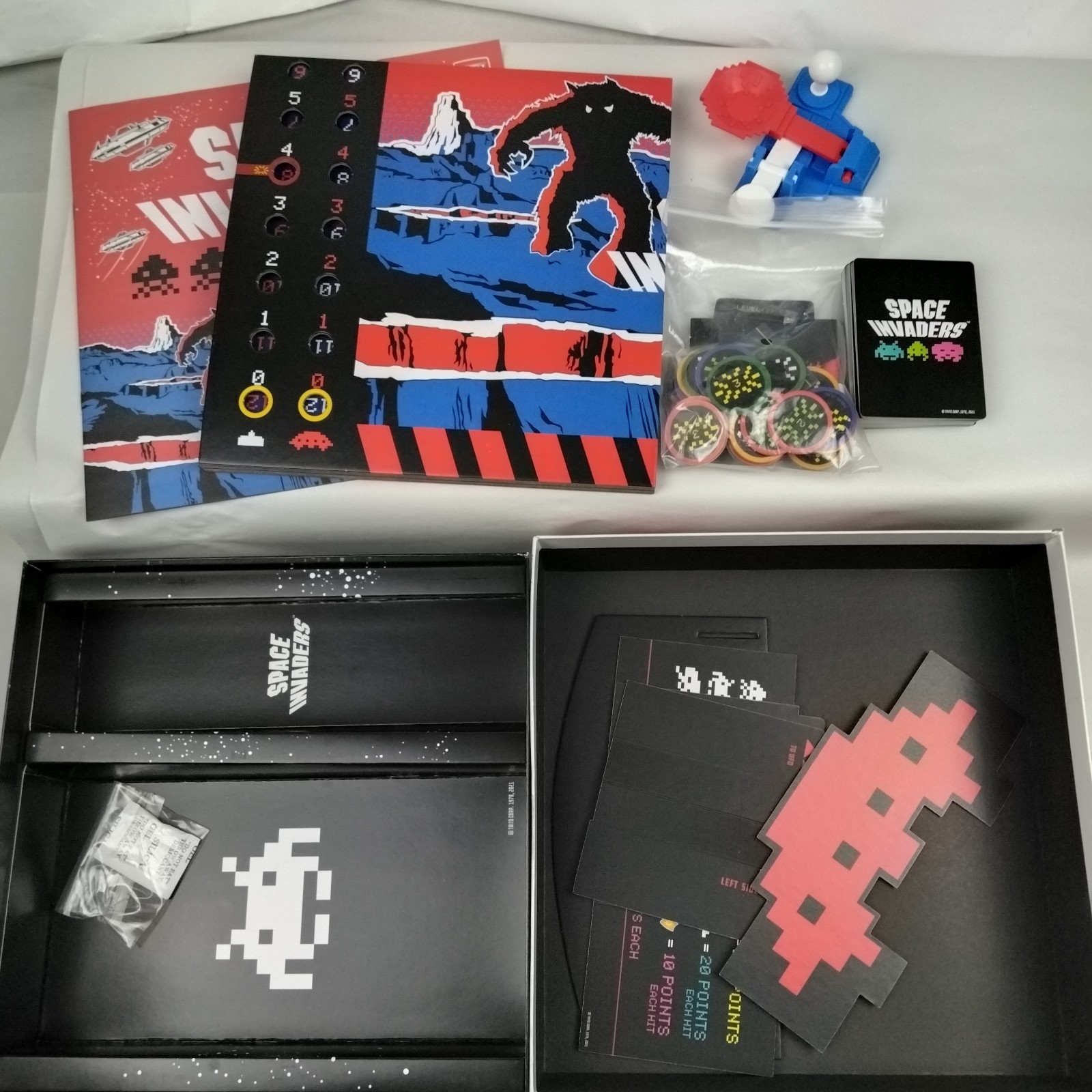 Space Invaders Strategy Board Game Taito Buffalo Games Arcade 3D Shooter UFO