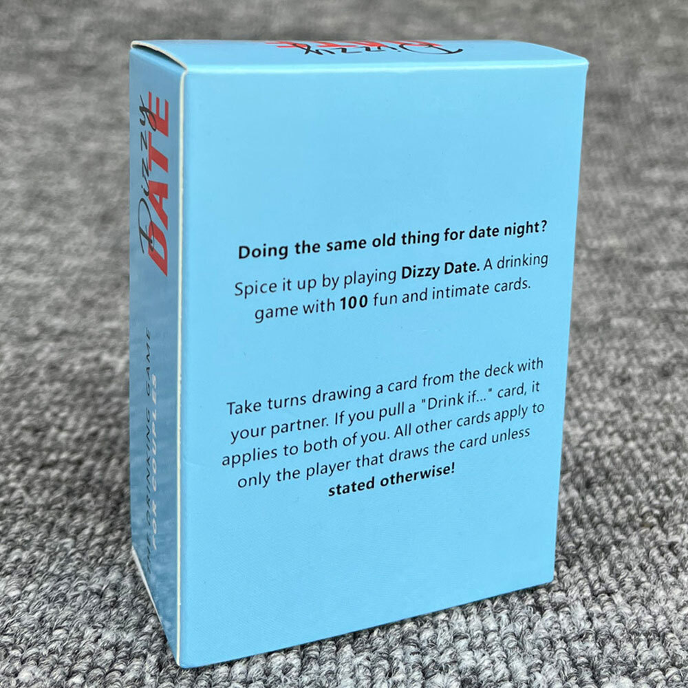 Dizzy Date – the Card Game for Couples, Date Nights, Game Nights, and Parties GN