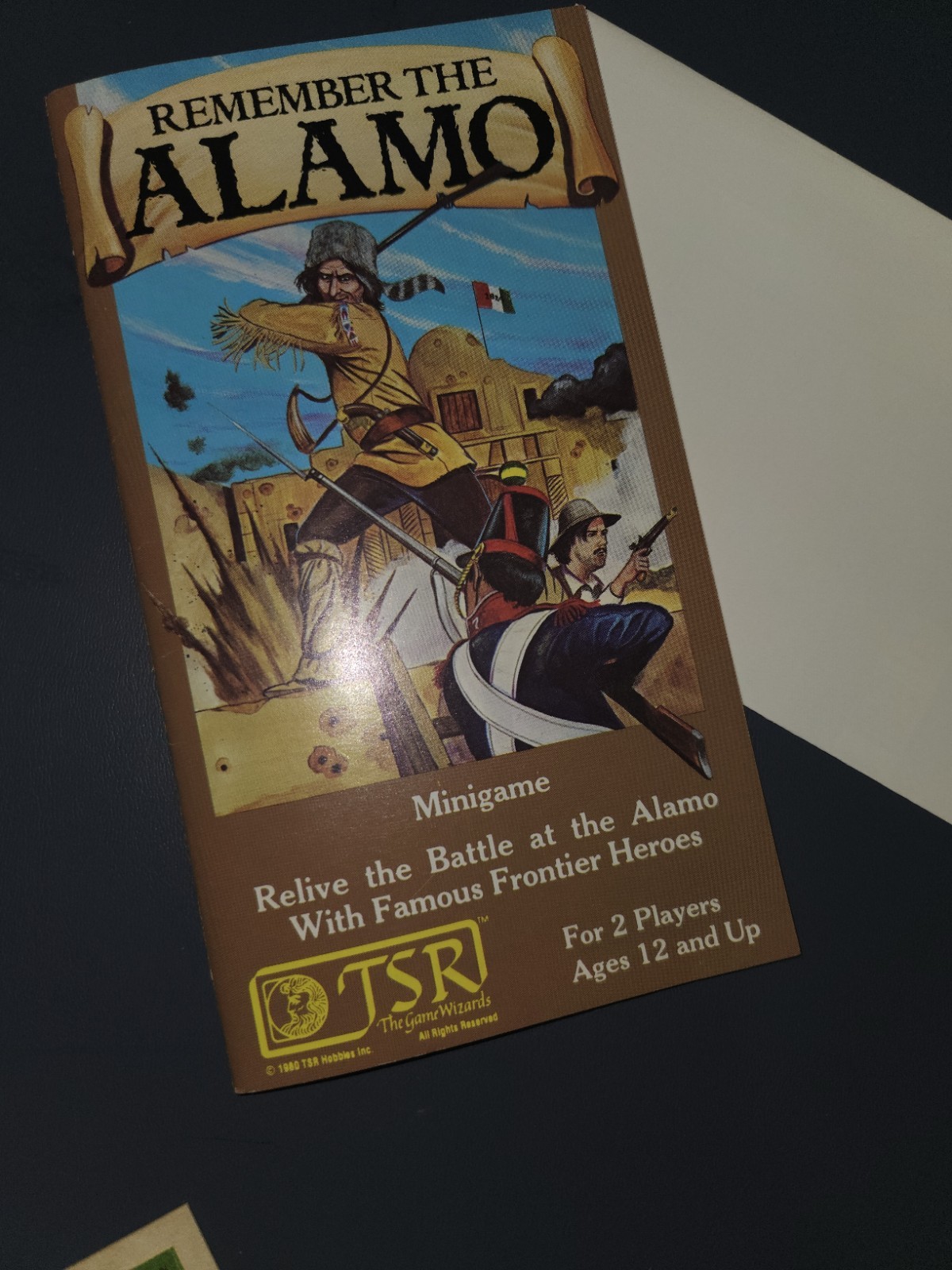Remember the Alamo! (1982 TSR) • Historical Wargame with Jim Bowie, Davy Crocket