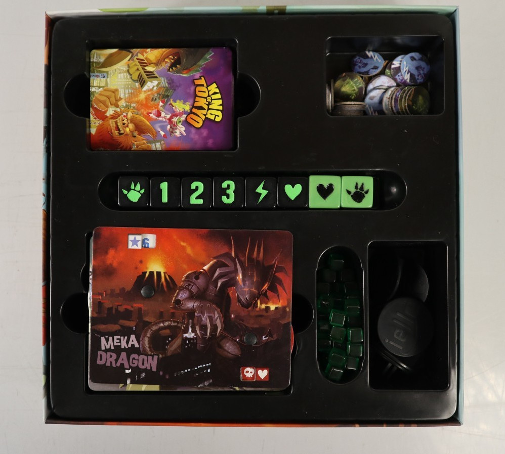 IELLO King of Tokyo Board Game Complete Open Box Richard Garfield 2014