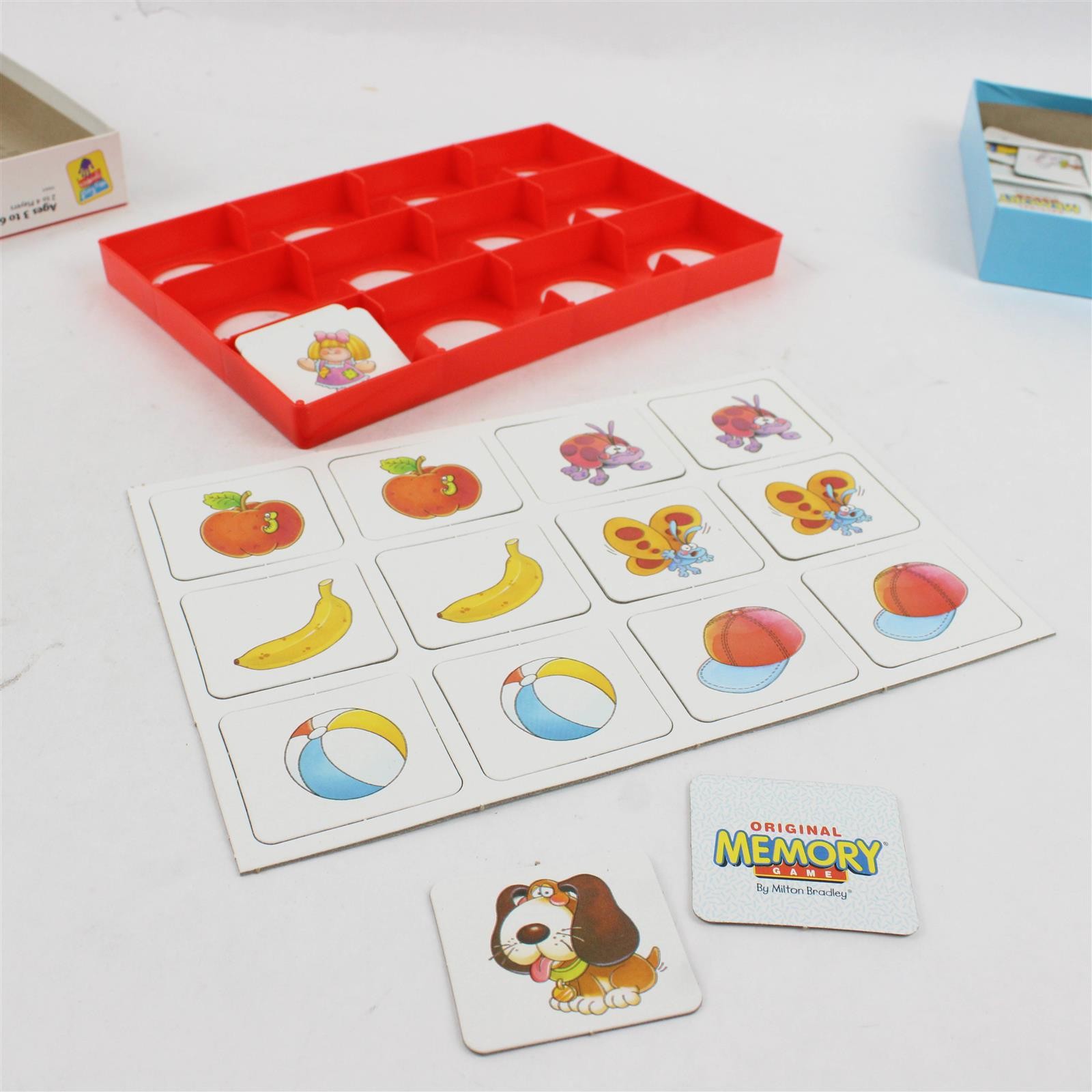 Vintage 2001 Milton Bradley Original Memory Game