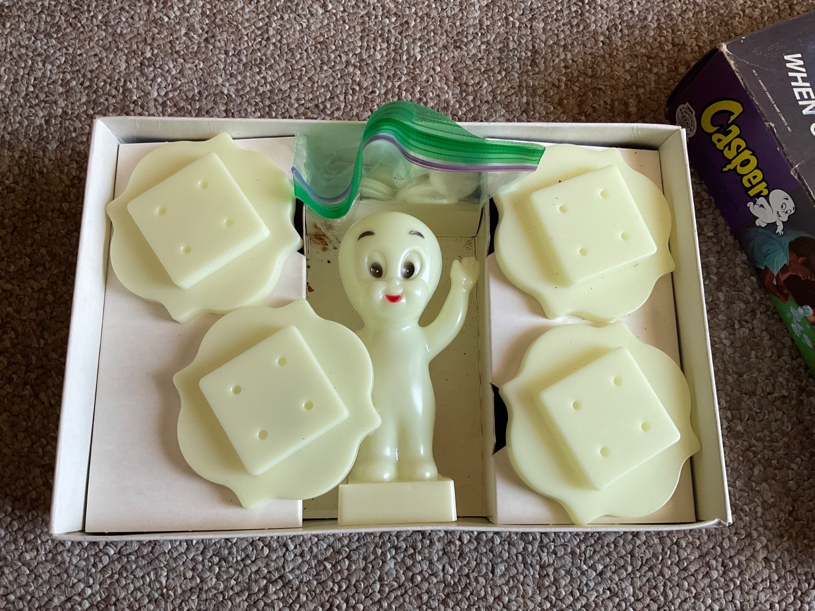 VINTAGE 1974 CASPER THE FRIENDLY GHOST GAME COOTIE COMPANY 100% Rare! Tested