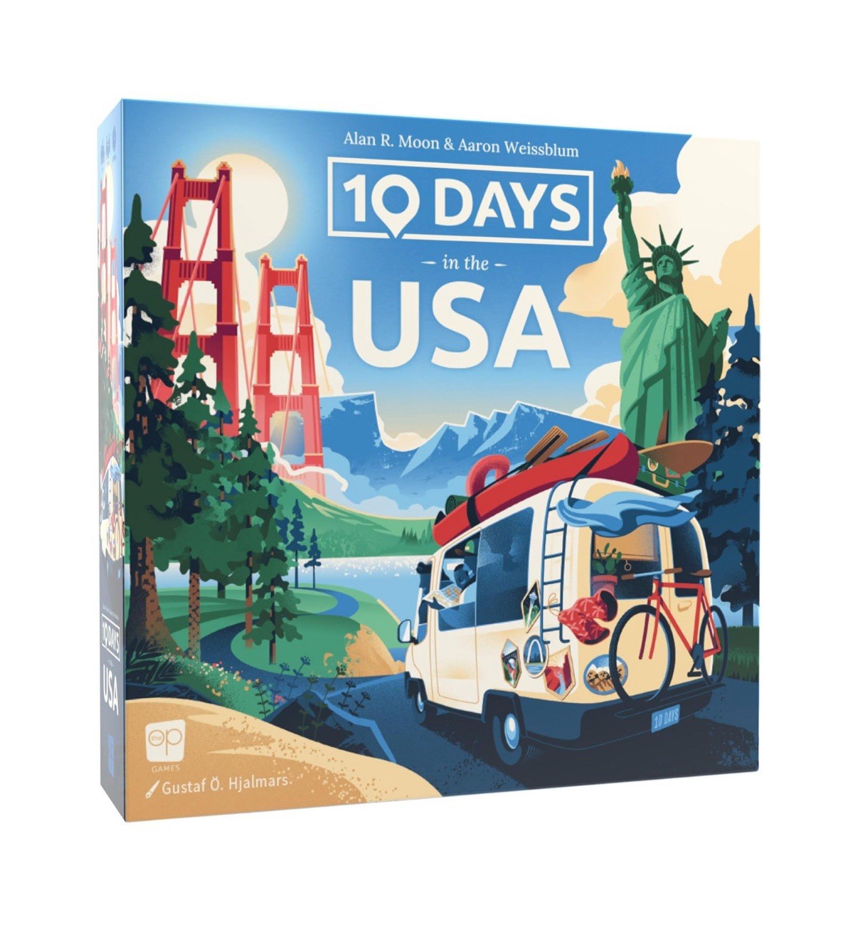10 Days in the USA Board Game – New Open Box
