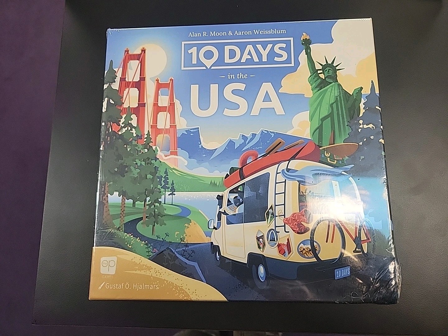 13125 10 Days in The USA | Family Road Trip Game for All Ages | Alan Moon Game